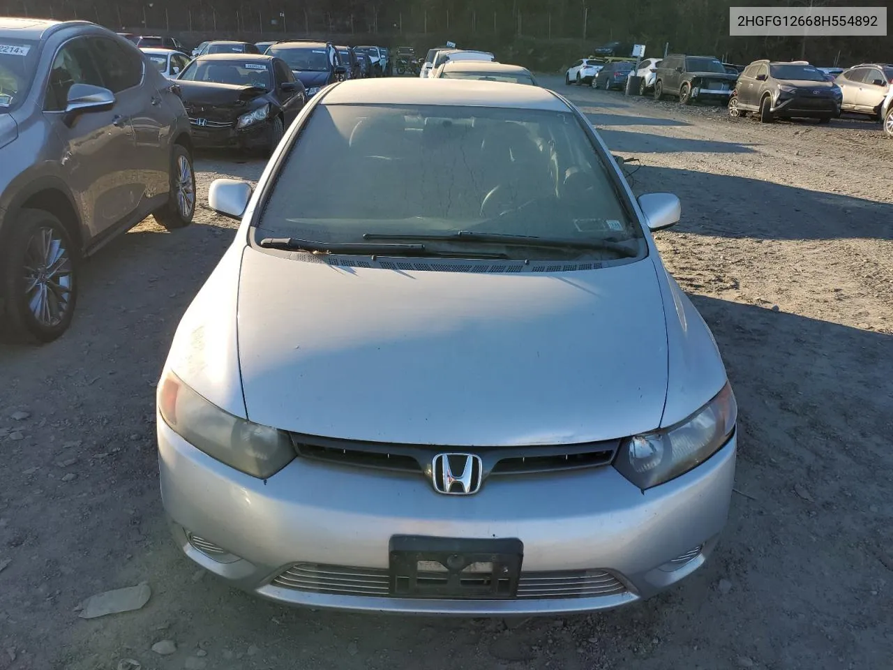 2008 Honda Civic Lx VIN: 2HGFG12668H554892 Lot: 80647324