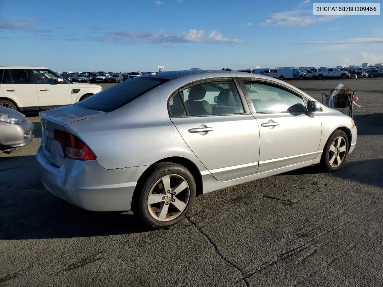 2008 Honda Civic Ex VIN: 2HGFA16878H309466 Lot: 80941184