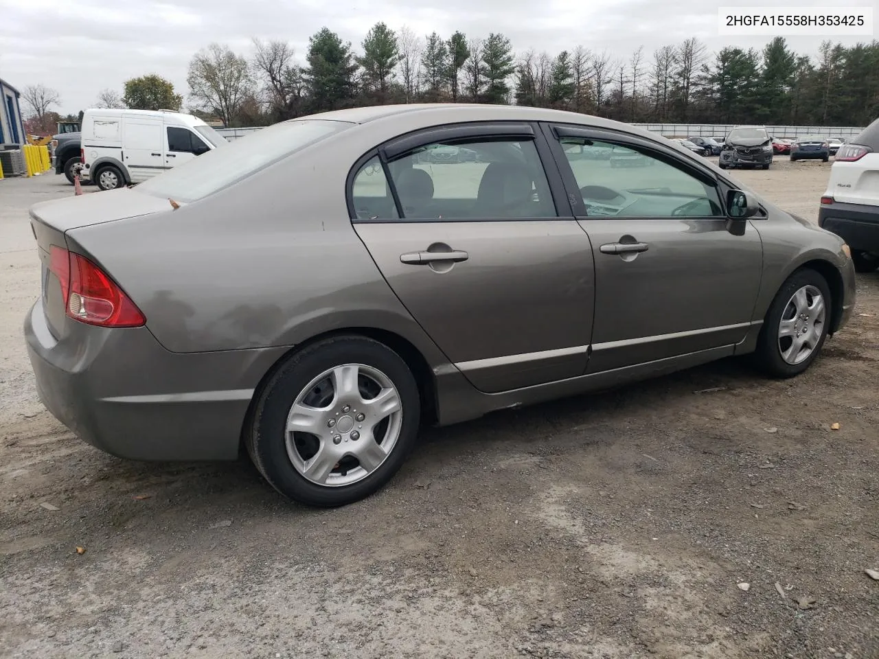 2008 Honda Civic Lx VIN: 2HGFA15558H353425 Lot: 81027654