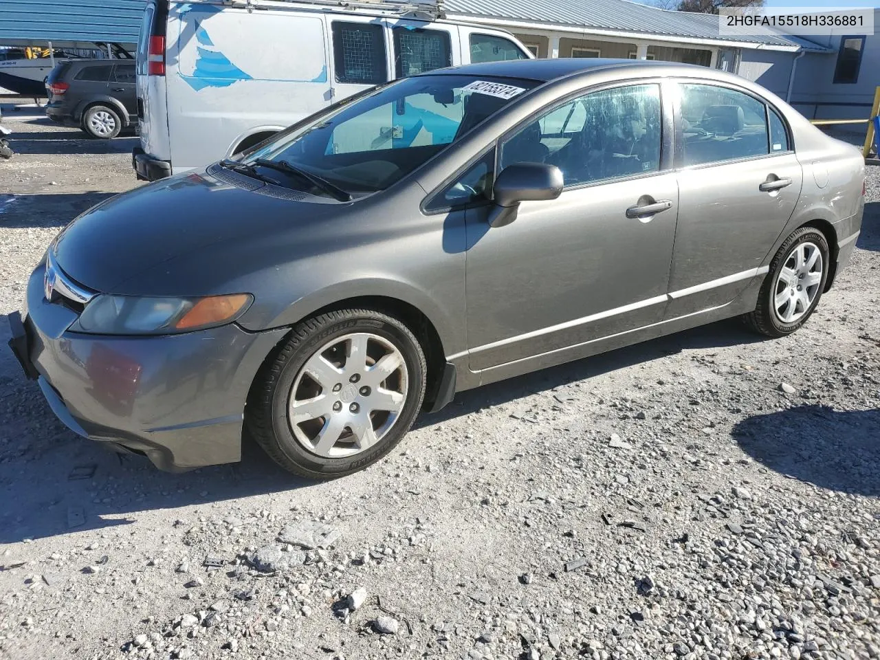 2008 Honda Civic Lx VIN: 2HGFA15518H336881 Lot: 82155374