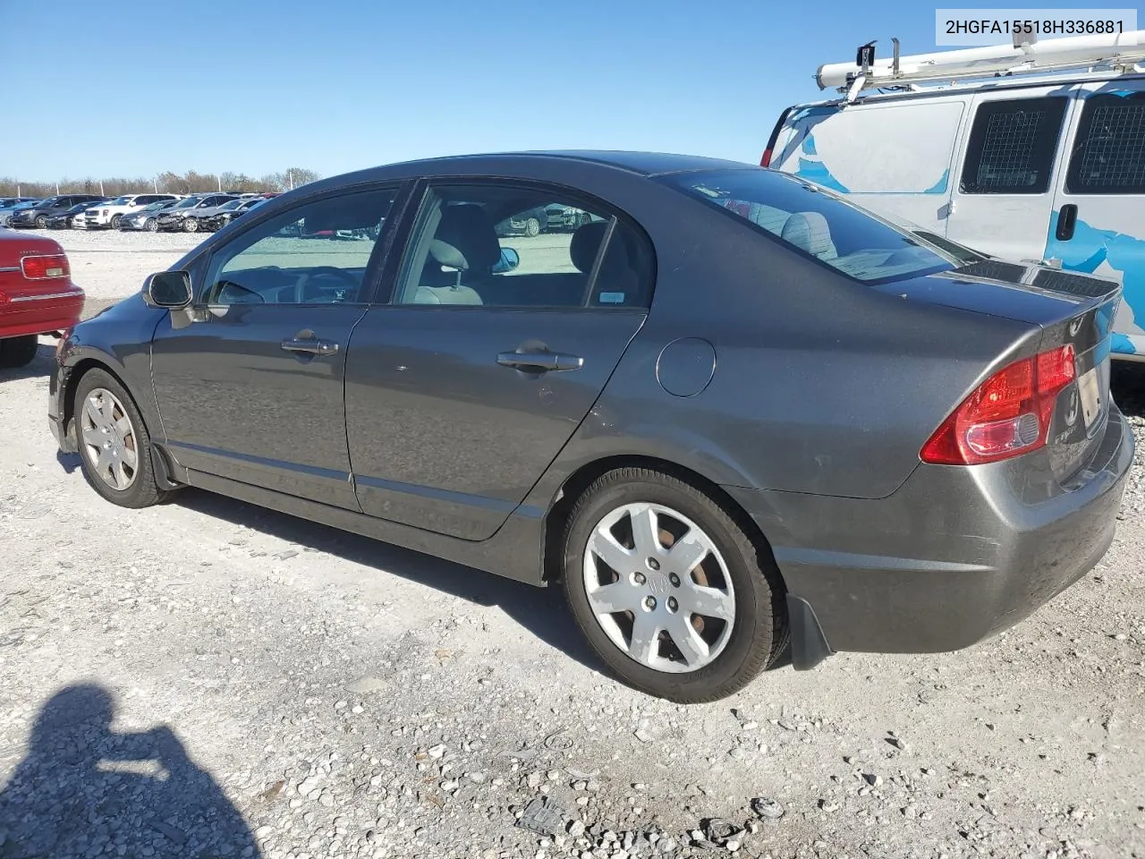 2008 Honda Civic Lx VIN: 2HGFA15518H336881 Lot: 82155374