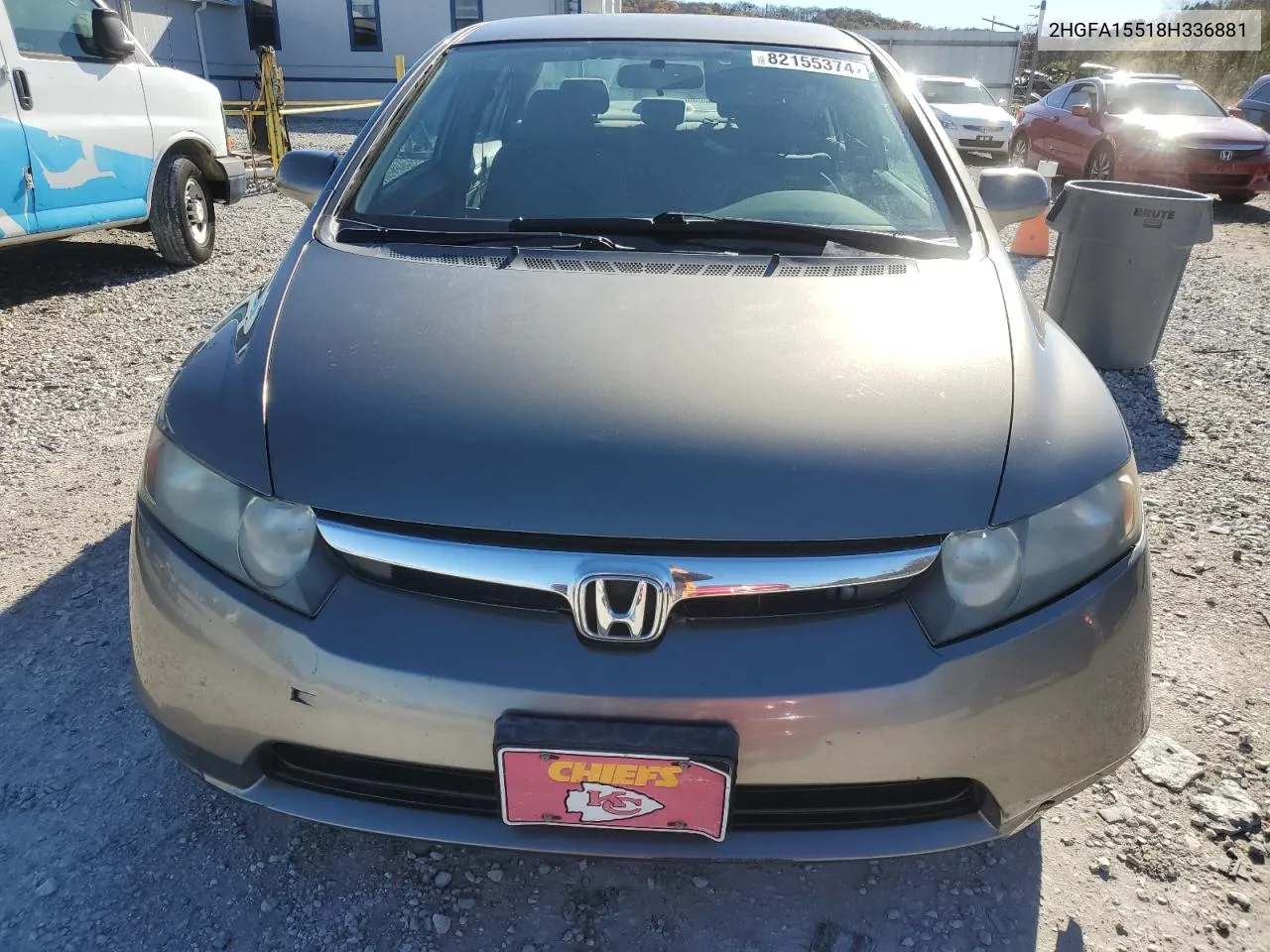 2008 Honda Civic Lx VIN: 2HGFA15518H336881 Lot: 82155374