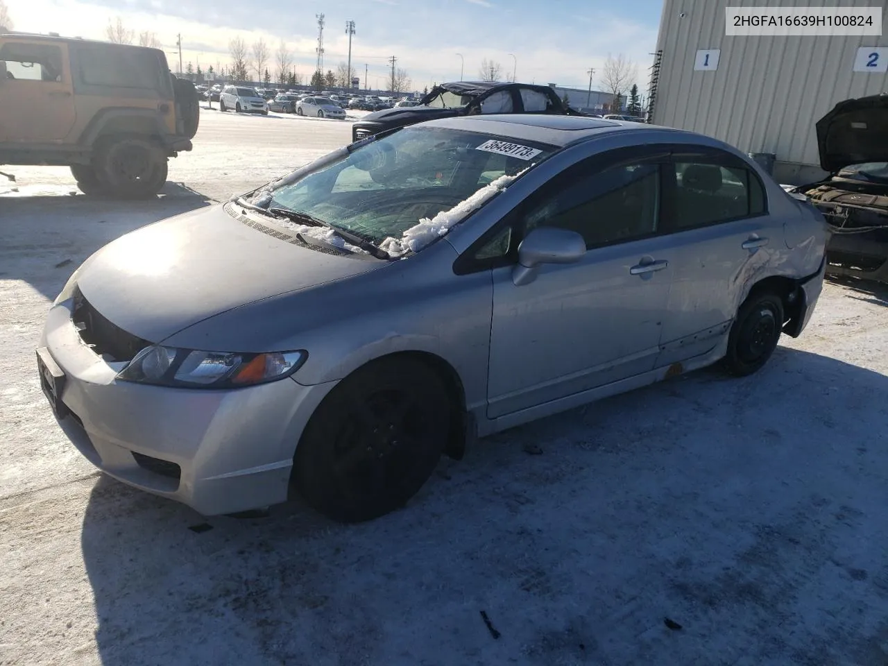 2HGFA16639H100824 2009 Honda Civic Lx-S