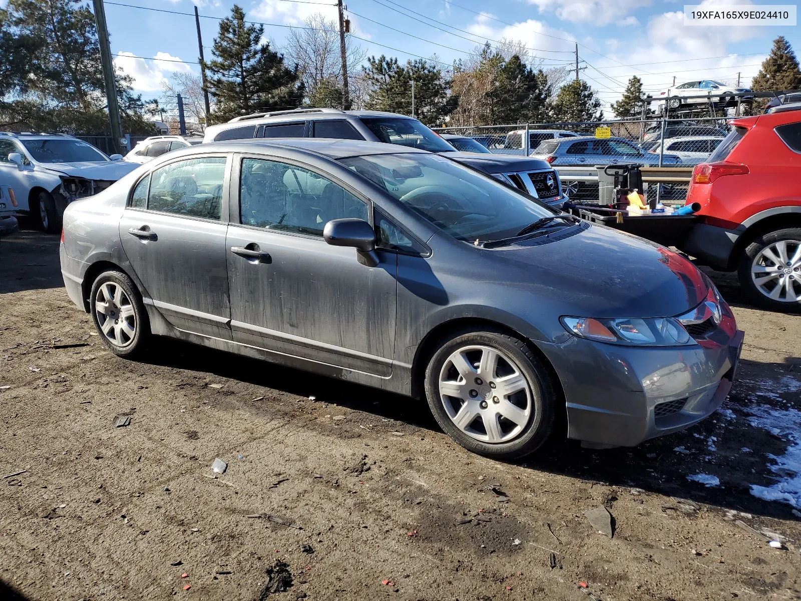 2009 Honda Civic Lx VIN: 19XFA165X9E024410 Lot: 38333664