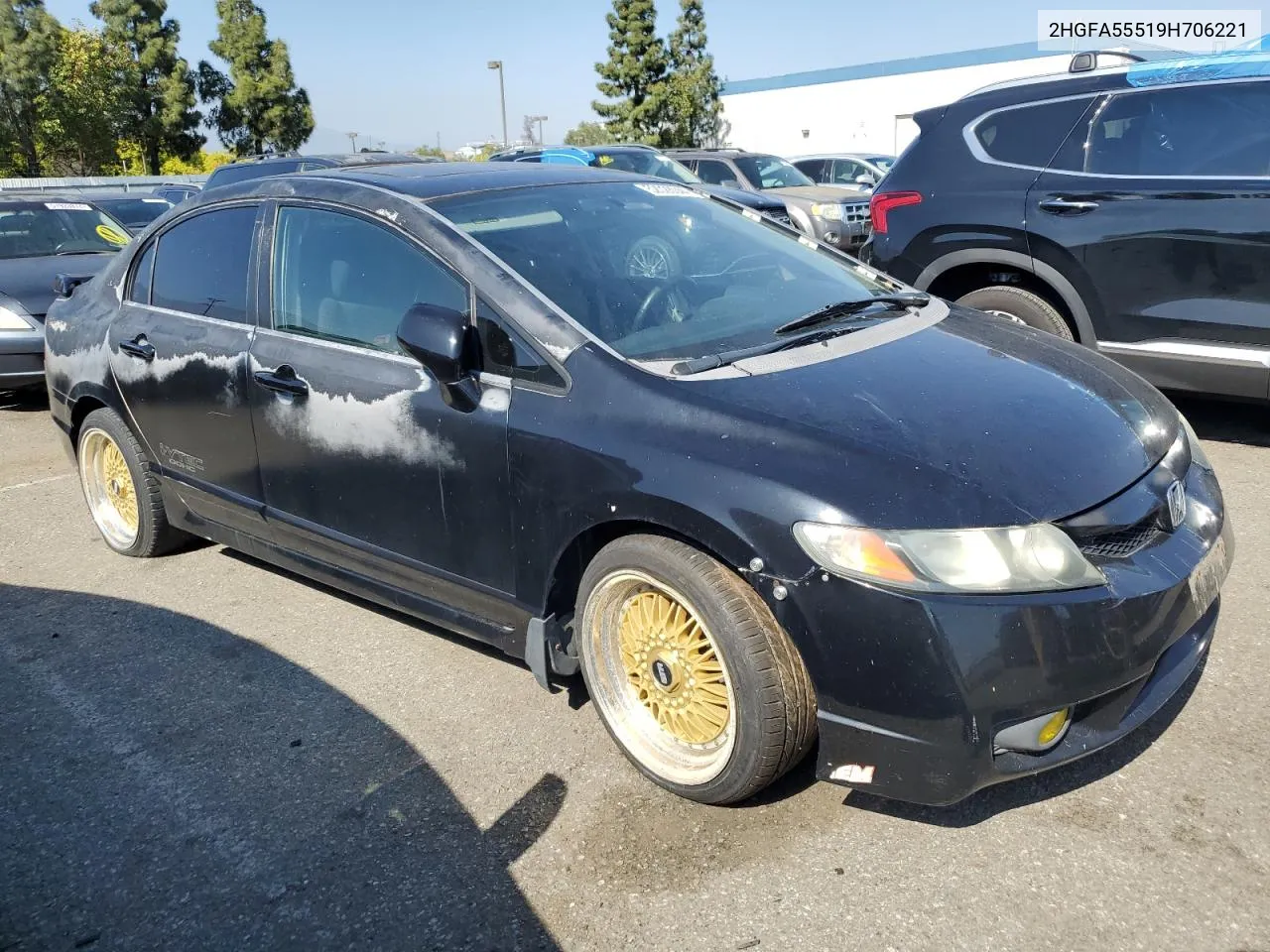 2HGFA55519H706221 2009 Honda Civic Si