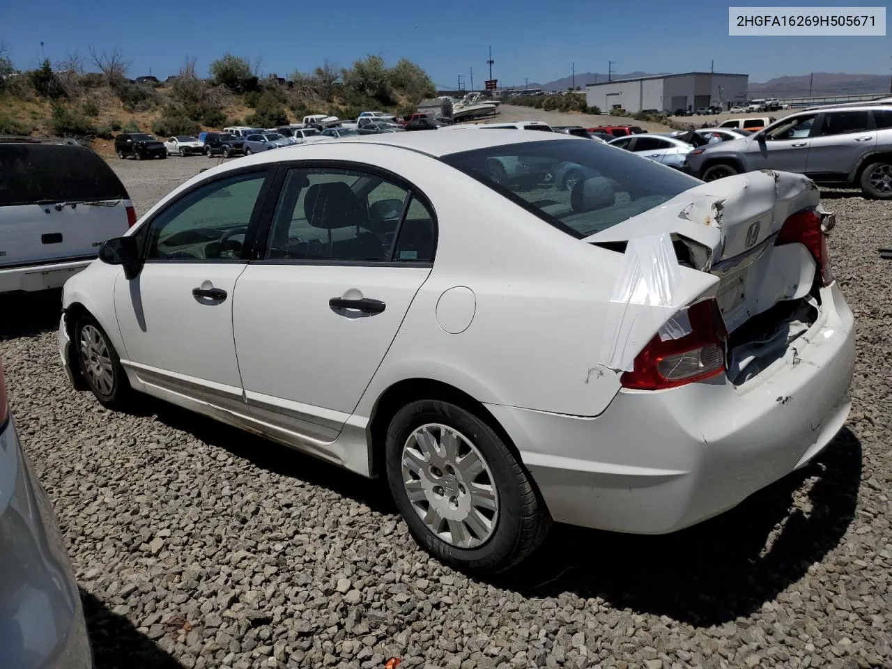 2009 Honda Civic Dx VIN: 2HGFA16269H505671 Lot: 56482364