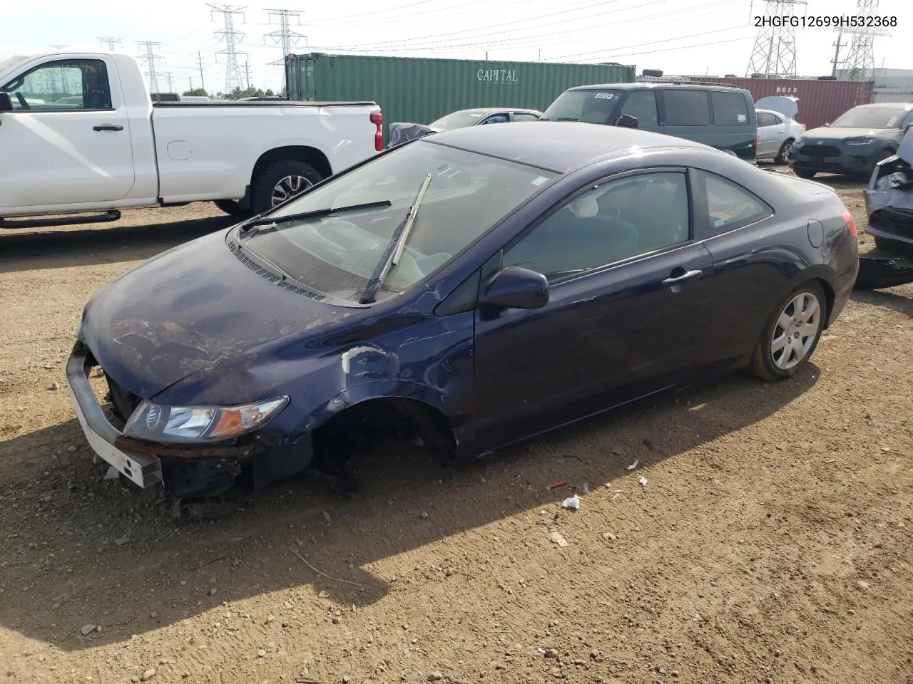 2HGFG12699H532368 2009 Honda Civic Lx