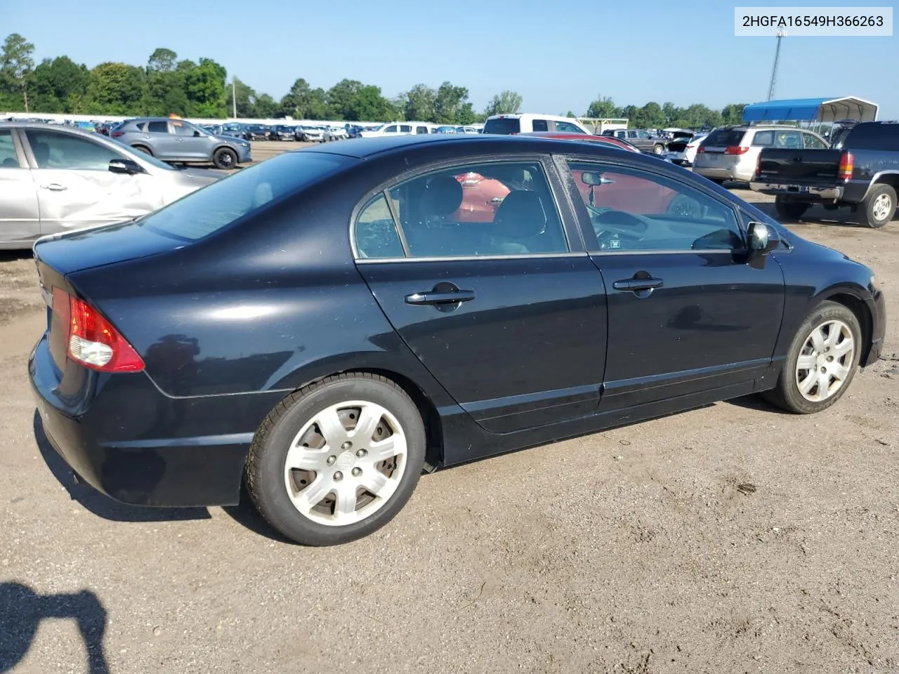 2009 Honda Civic Lx VIN: 2HGFA16549H366263 Lot: 57379784