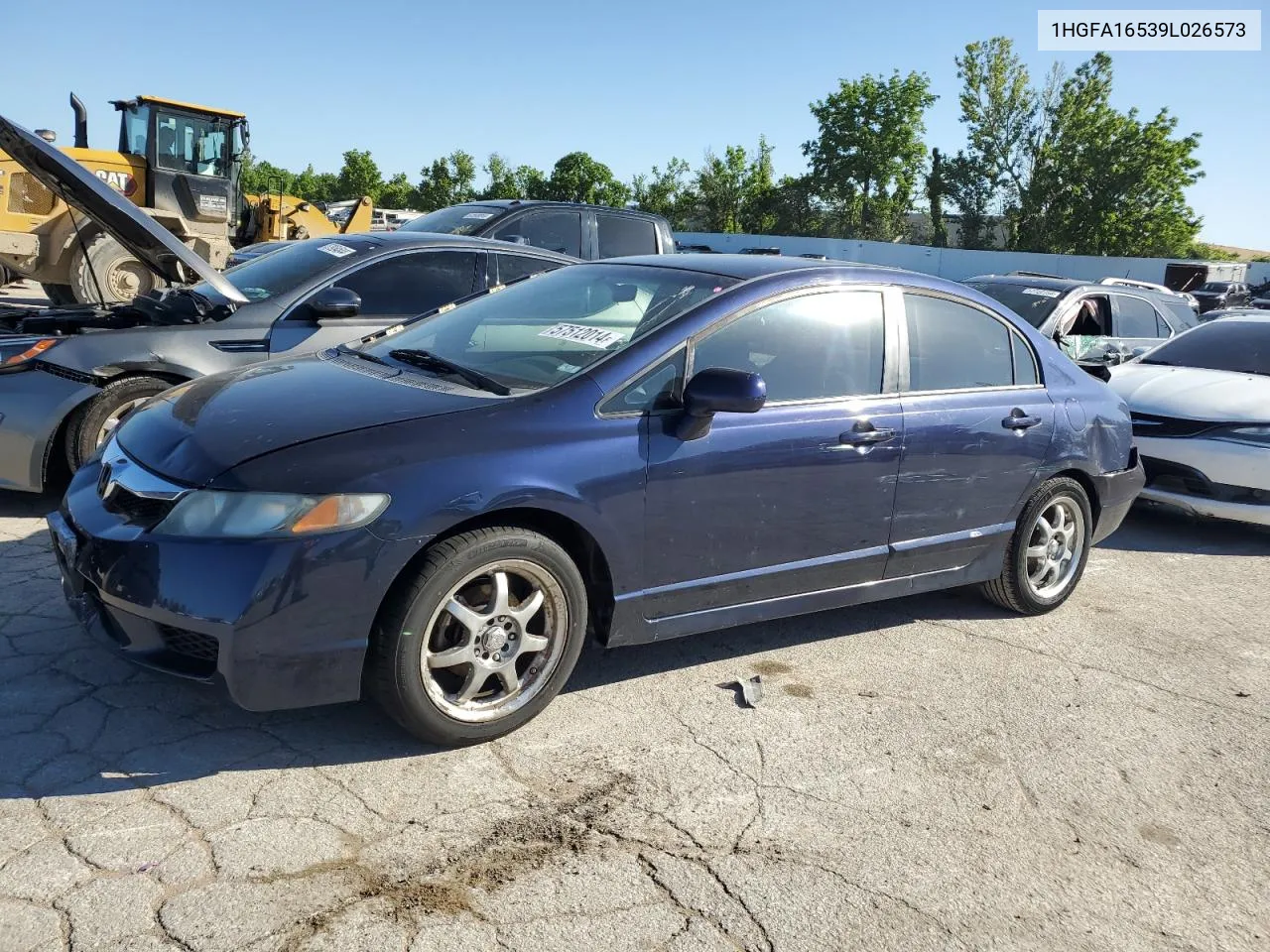 1HGFA16539L026573 2009 Honda Civic Lx