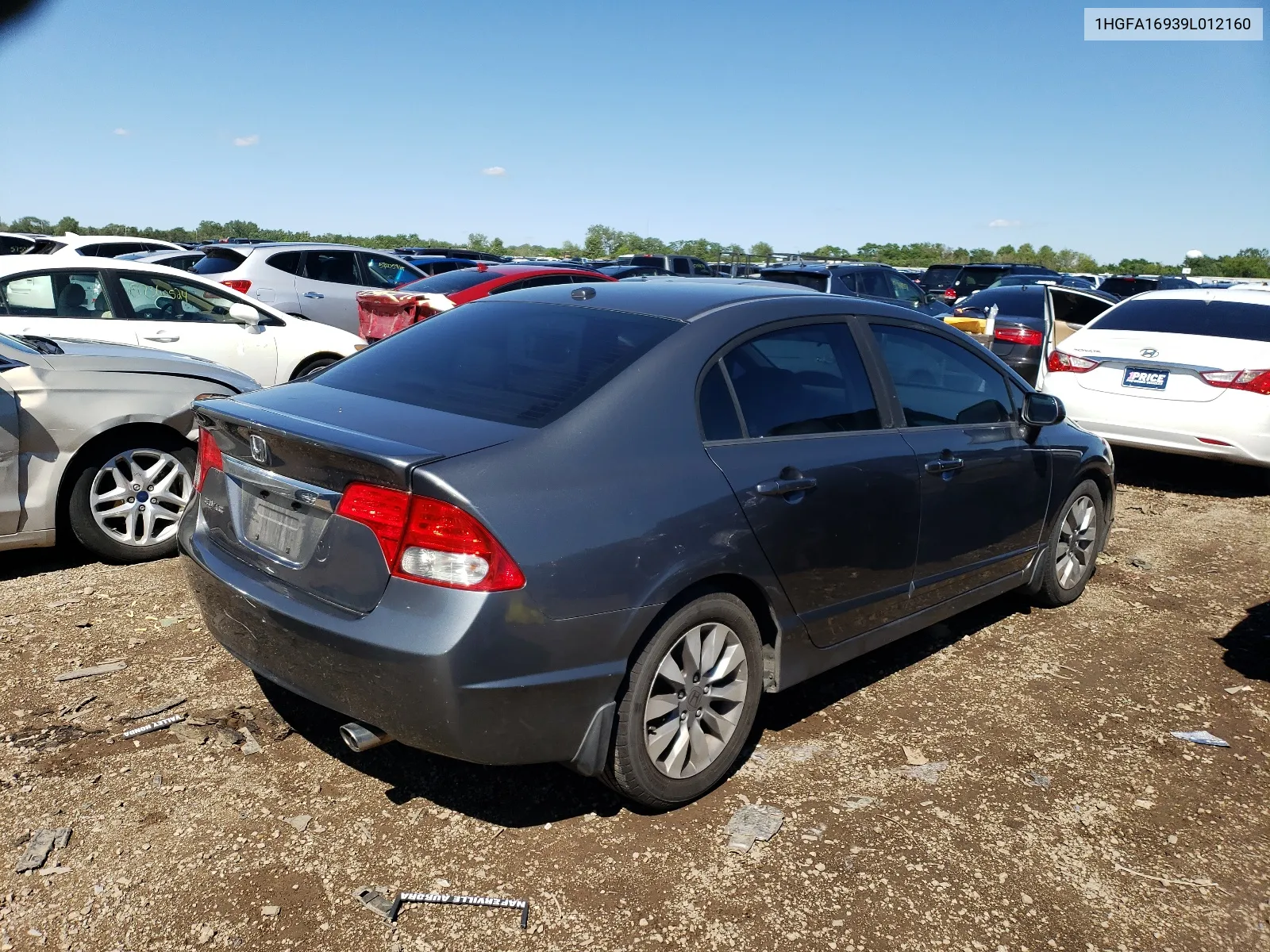 1HGFA16939L012160 2009 Honda Civic Exl