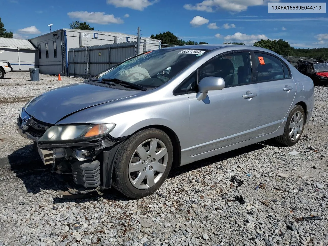 2009 Honda Civic Lx VIN: 19XFA16589E044719 Lot: 60871654