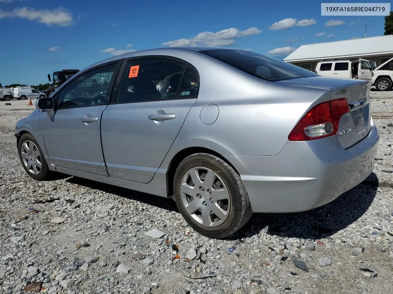 2009 Honda Civic Lx VIN: 19XFA16589E044719 Lot: 60871654