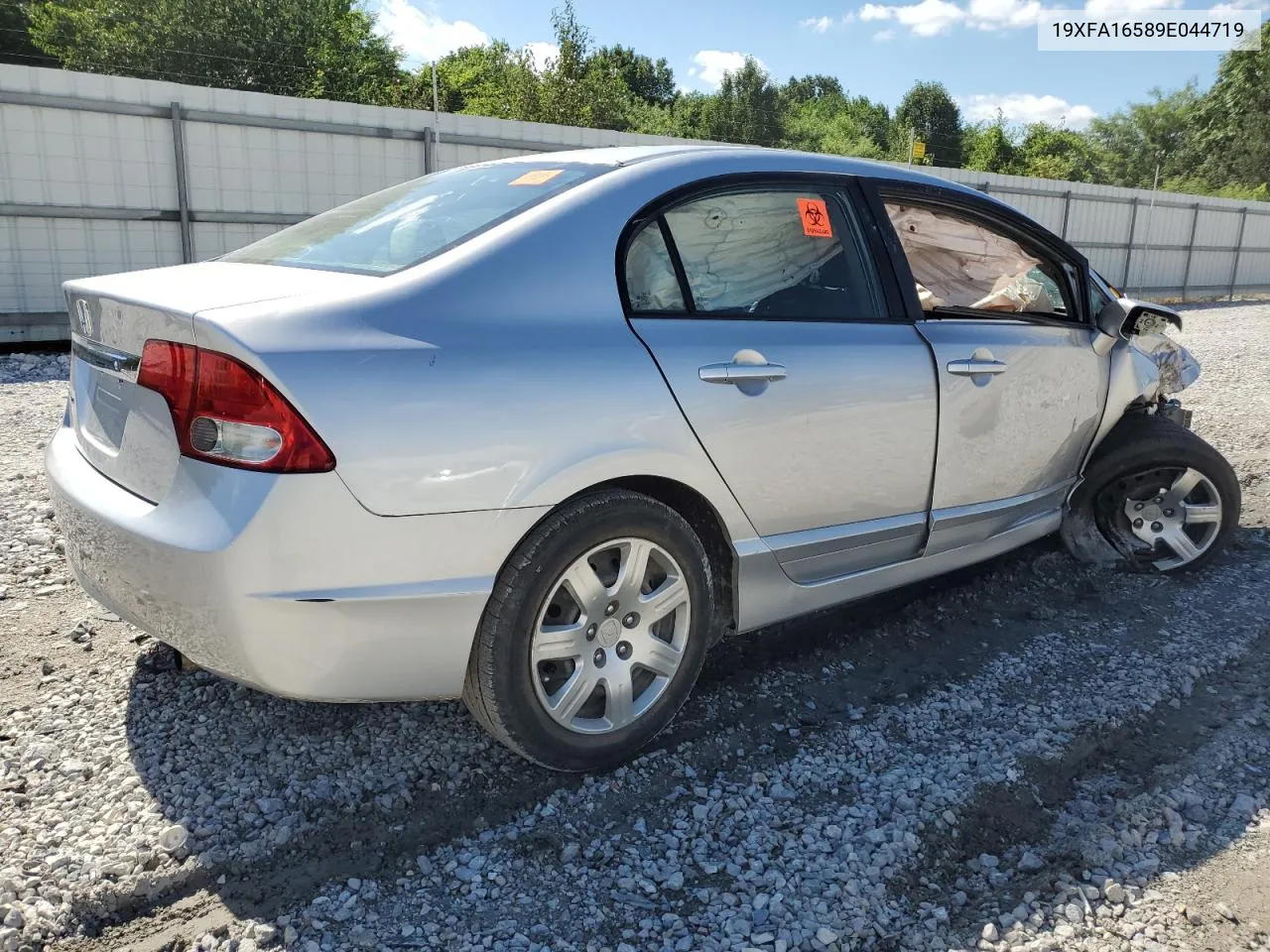 2009 Honda Civic Lx VIN: 19XFA16589E044719 Lot: 60871654