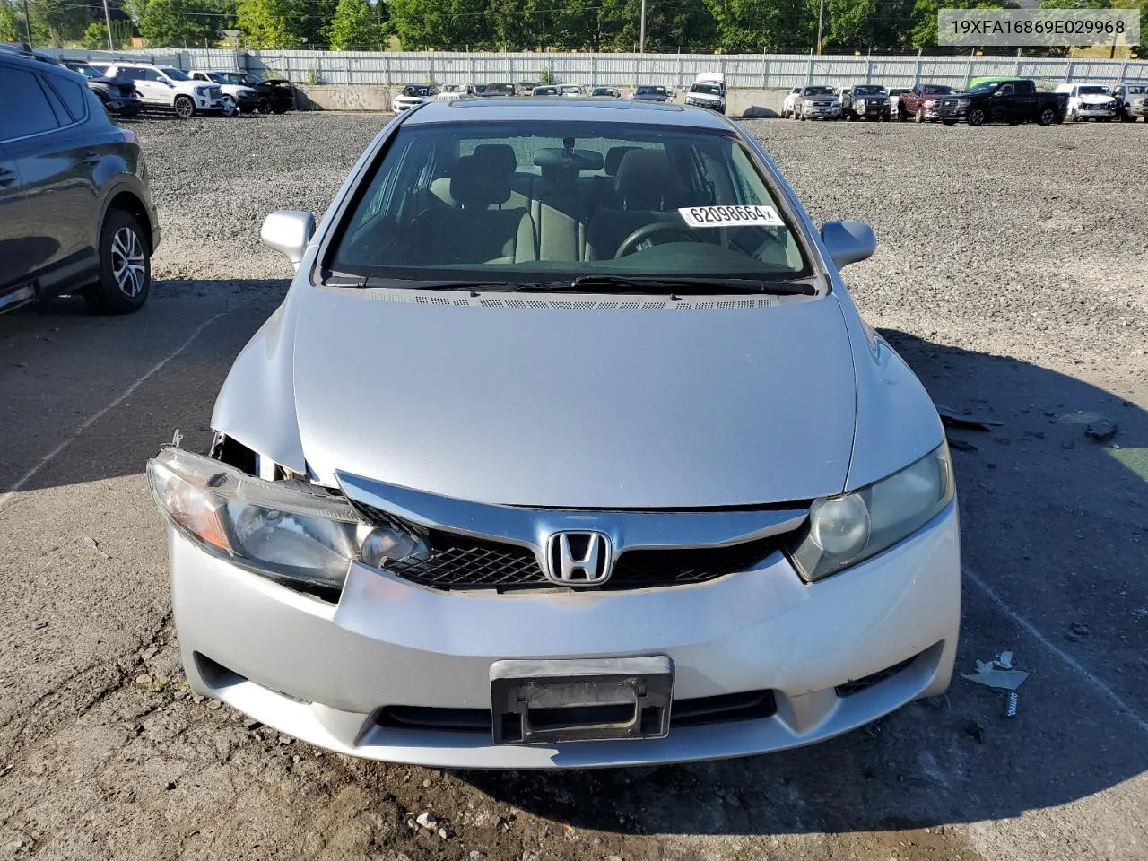 2009 Honda Civic Ex VIN: 19XFA16869E029968 Lot: 62098664