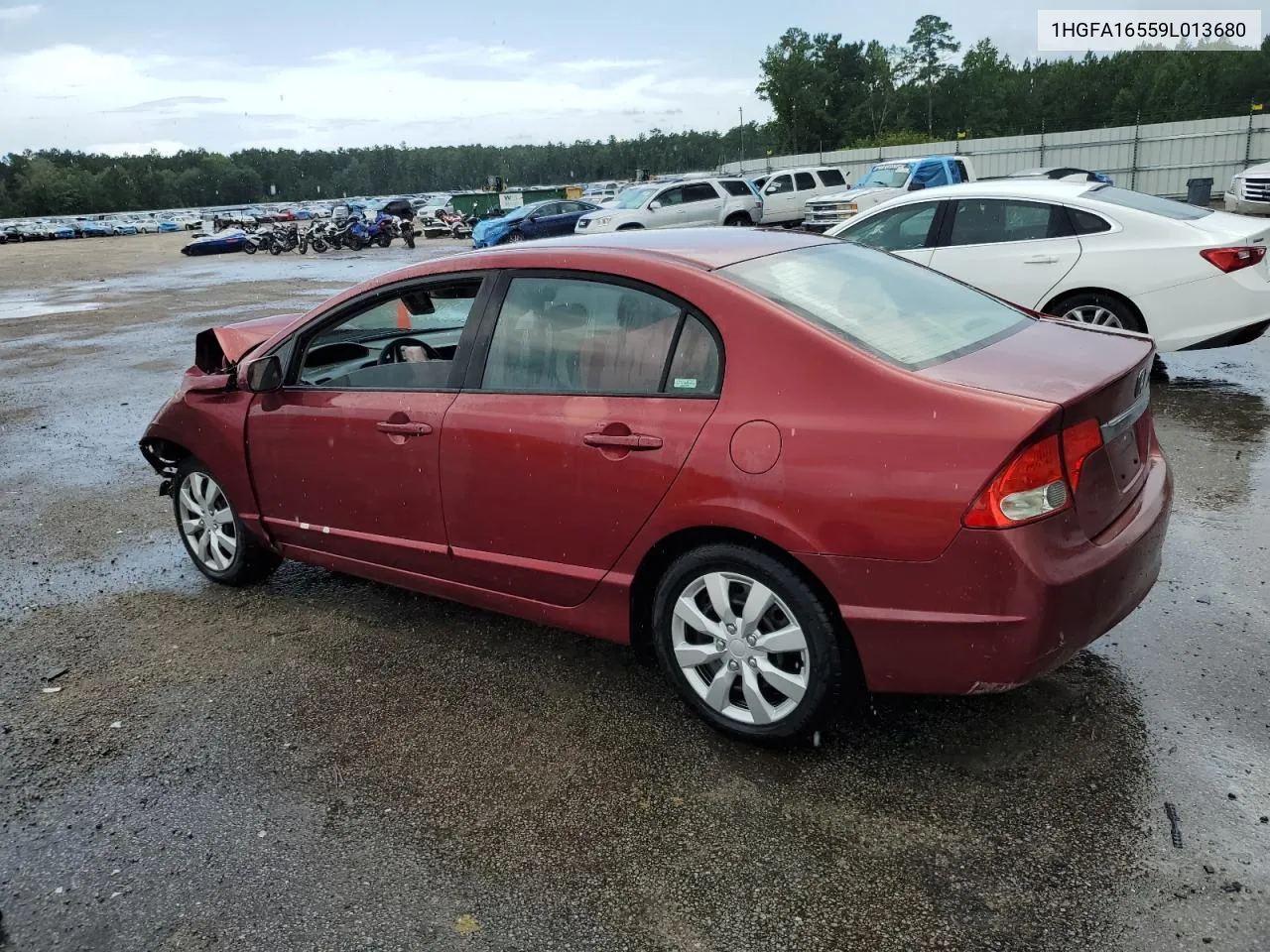 1HGFA16559L013680 2009 Honda Civic Lx