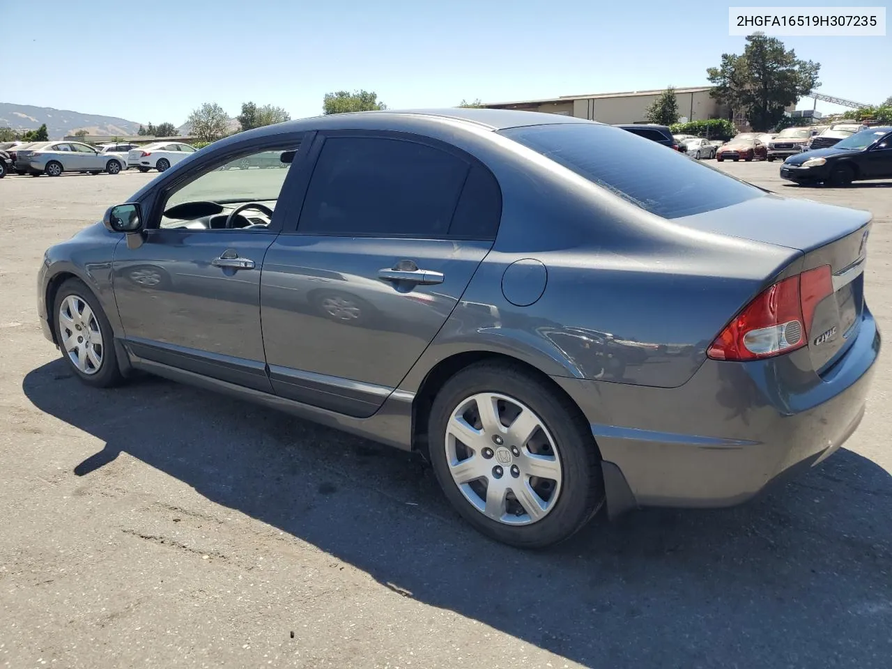 2009 Honda Civic Lx VIN: 2HGFA16519H307235 Lot: 64831204