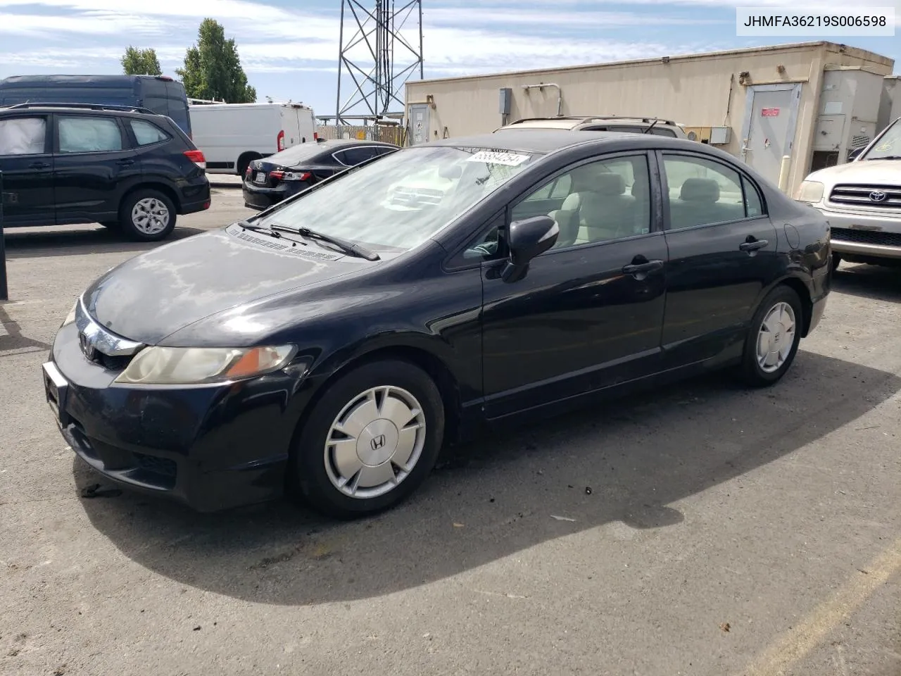 2009 Honda Civic Hybrid VIN: JHMFA36219S006598 Lot: 65884254