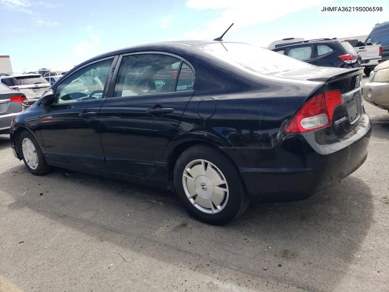 2009 Honda Civic Hybrid VIN: JHMFA36219S006598 Lot: 65884254