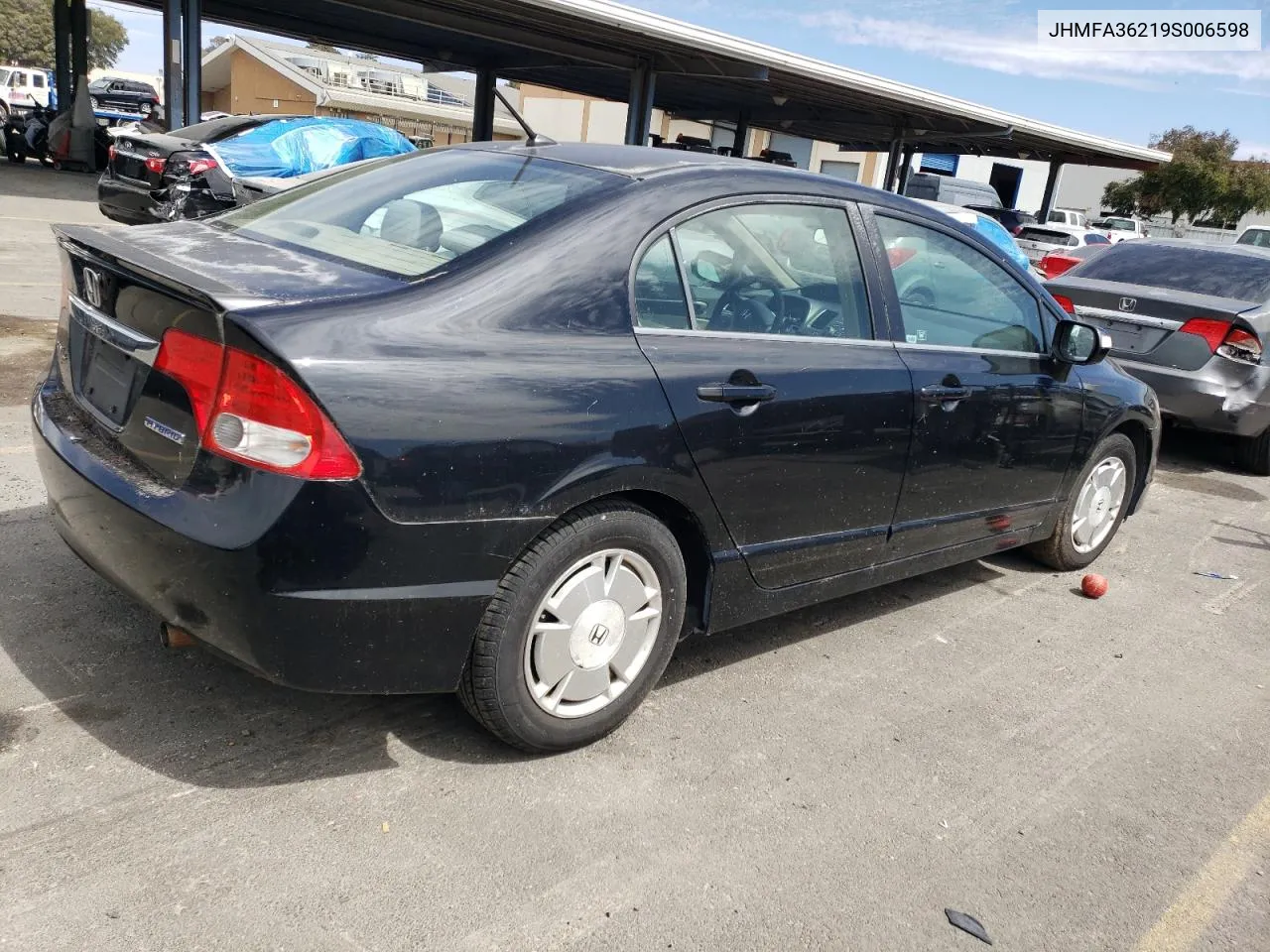 JHMFA36219S006598 2009 Honda Civic Hybrid