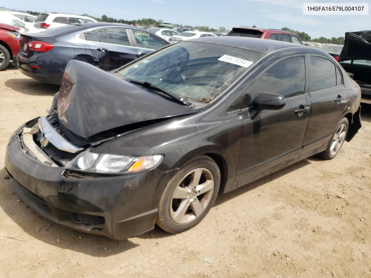 2009 Honda Civic Lx VIN: 1HGFA16579L004107 Lot: 66625094