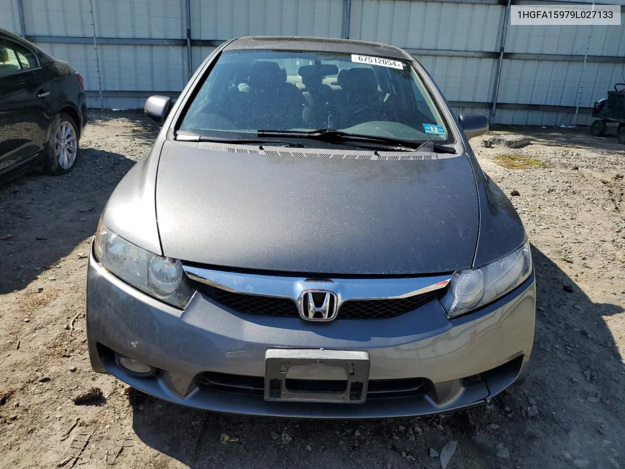 1HGFA15979L027133 2009 Honda Civic Exl