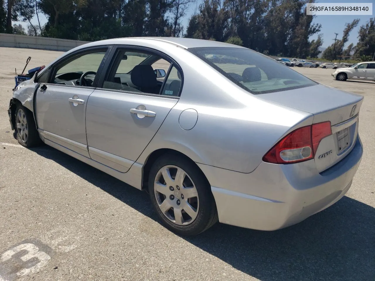 2009 Honda Civic Lx VIN: 2HGFA16589H348140 Lot: 67535224