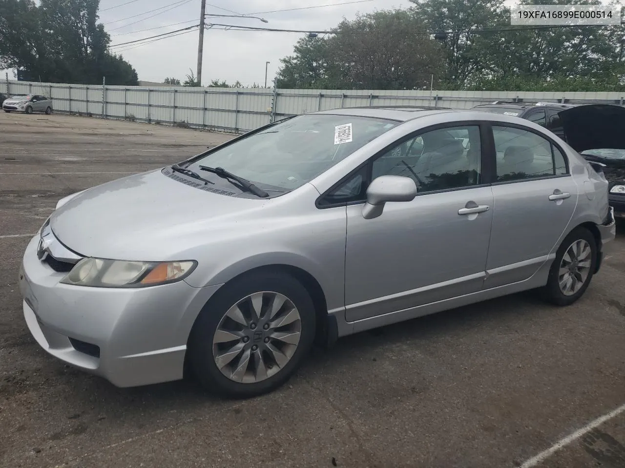 19XFA16899E000514 2009 Honda Civic Ex