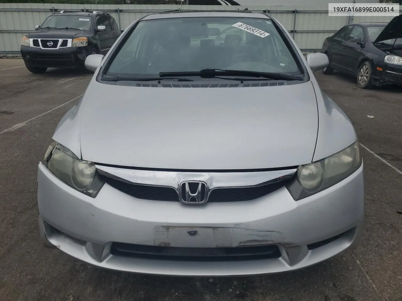 19XFA16899E000514 2009 Honda Civic Ex