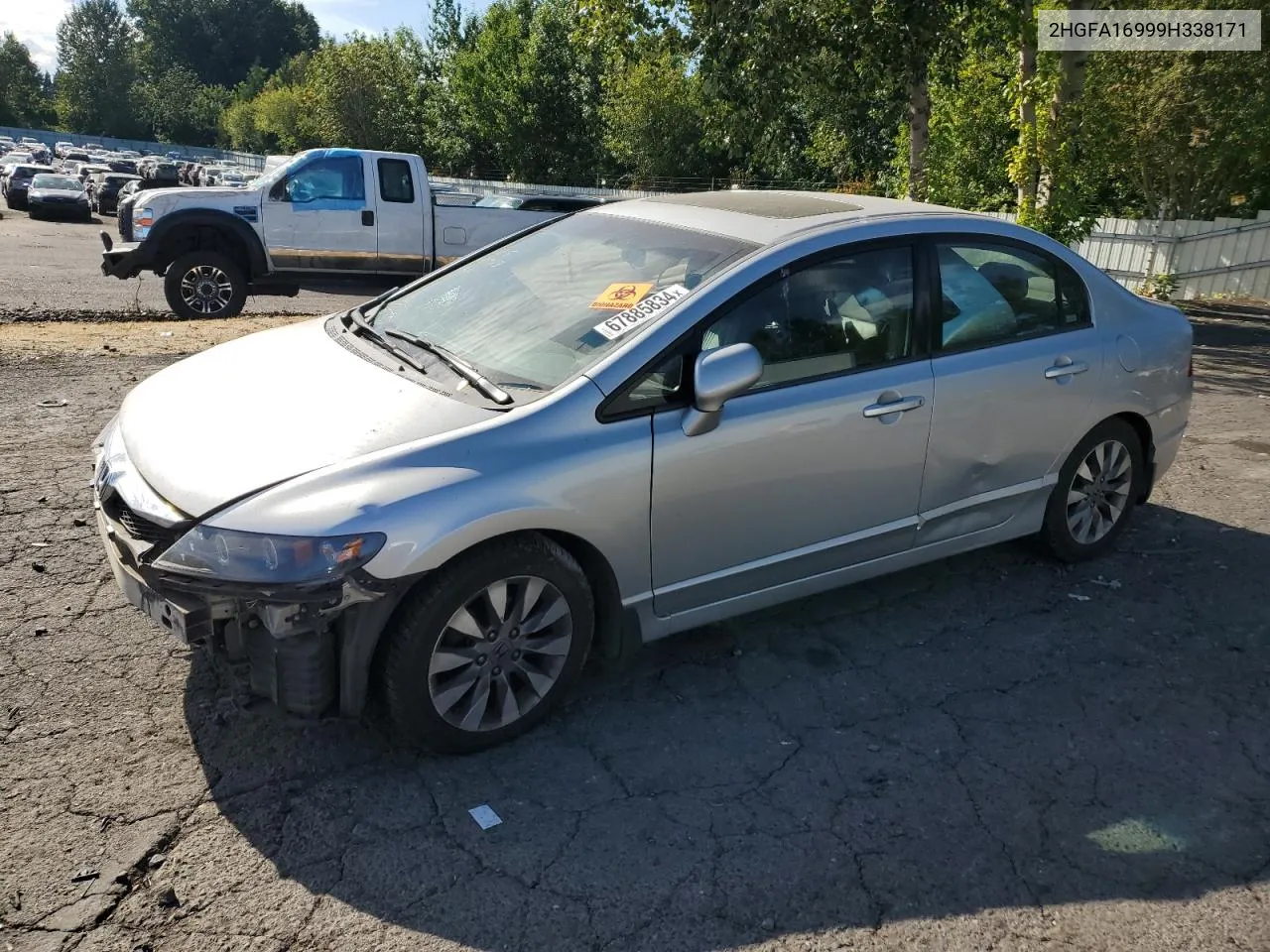 2HGFA16999H338171 2009 Honda Civic Exl