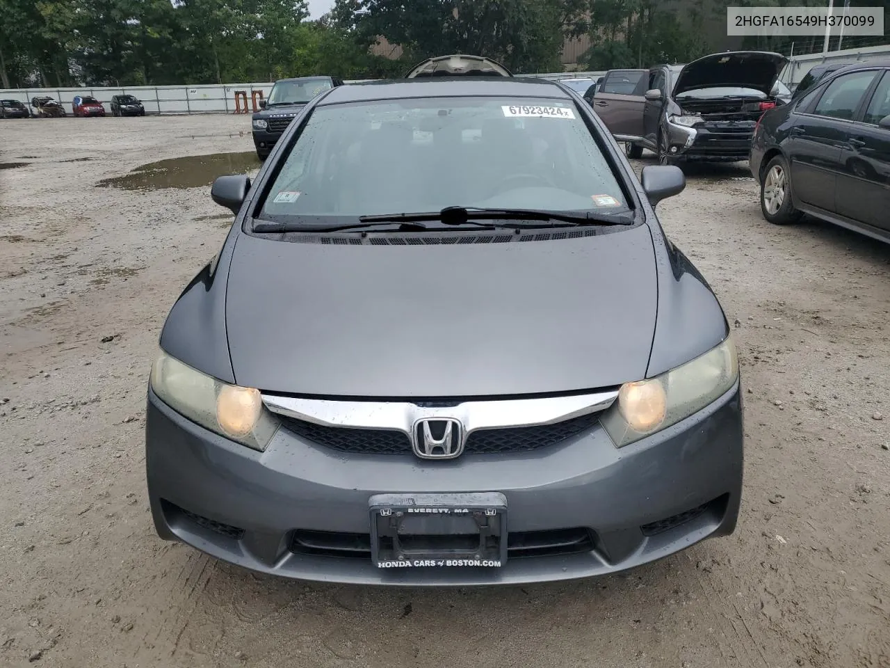 2009 Honda Civic Lx VIN: 2HGFA16549H370099 Lot: 67923424