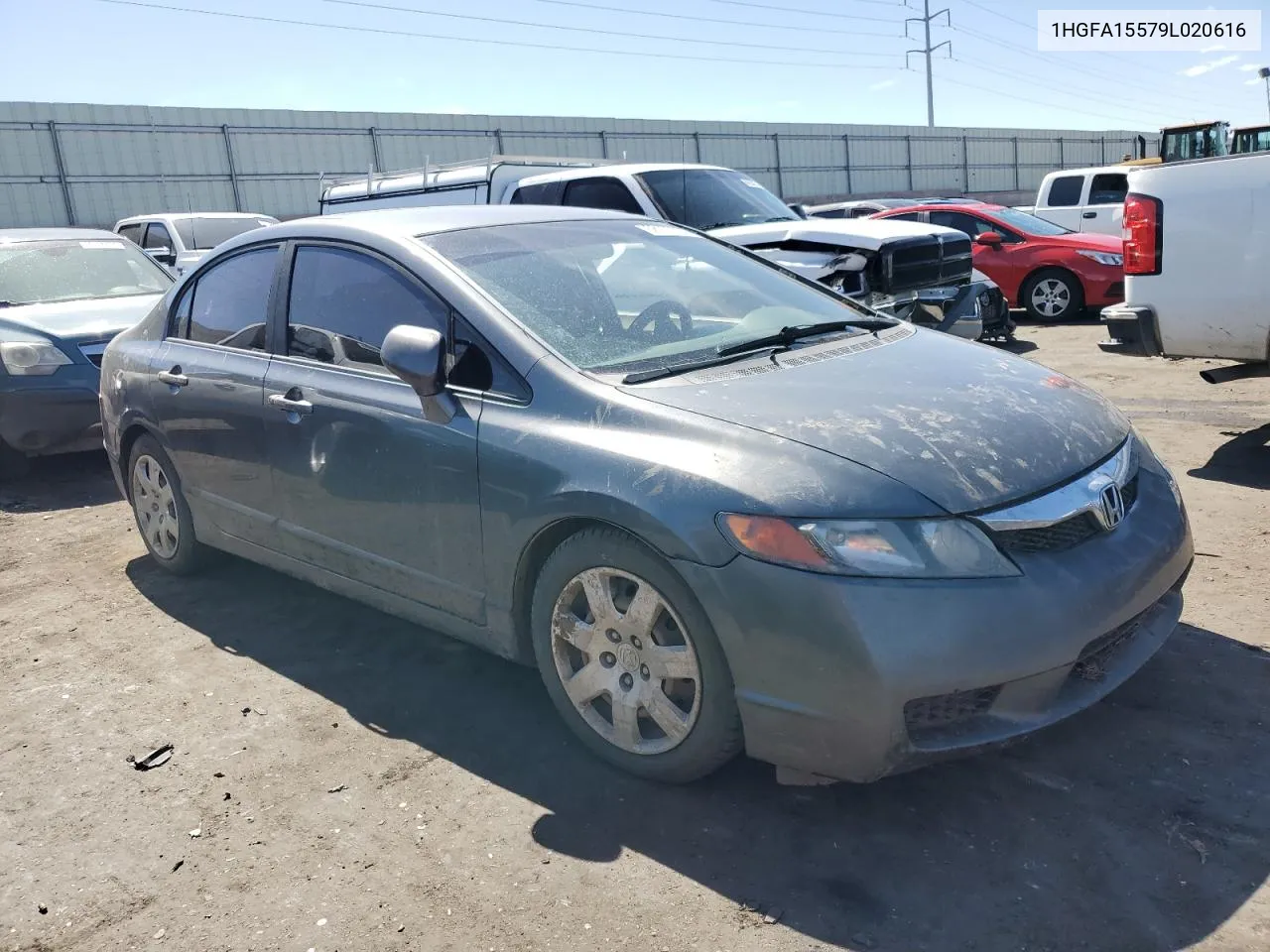 2009 Honda Civic Lx VIN: 1HGFA15579L020616 Lot: 68107834