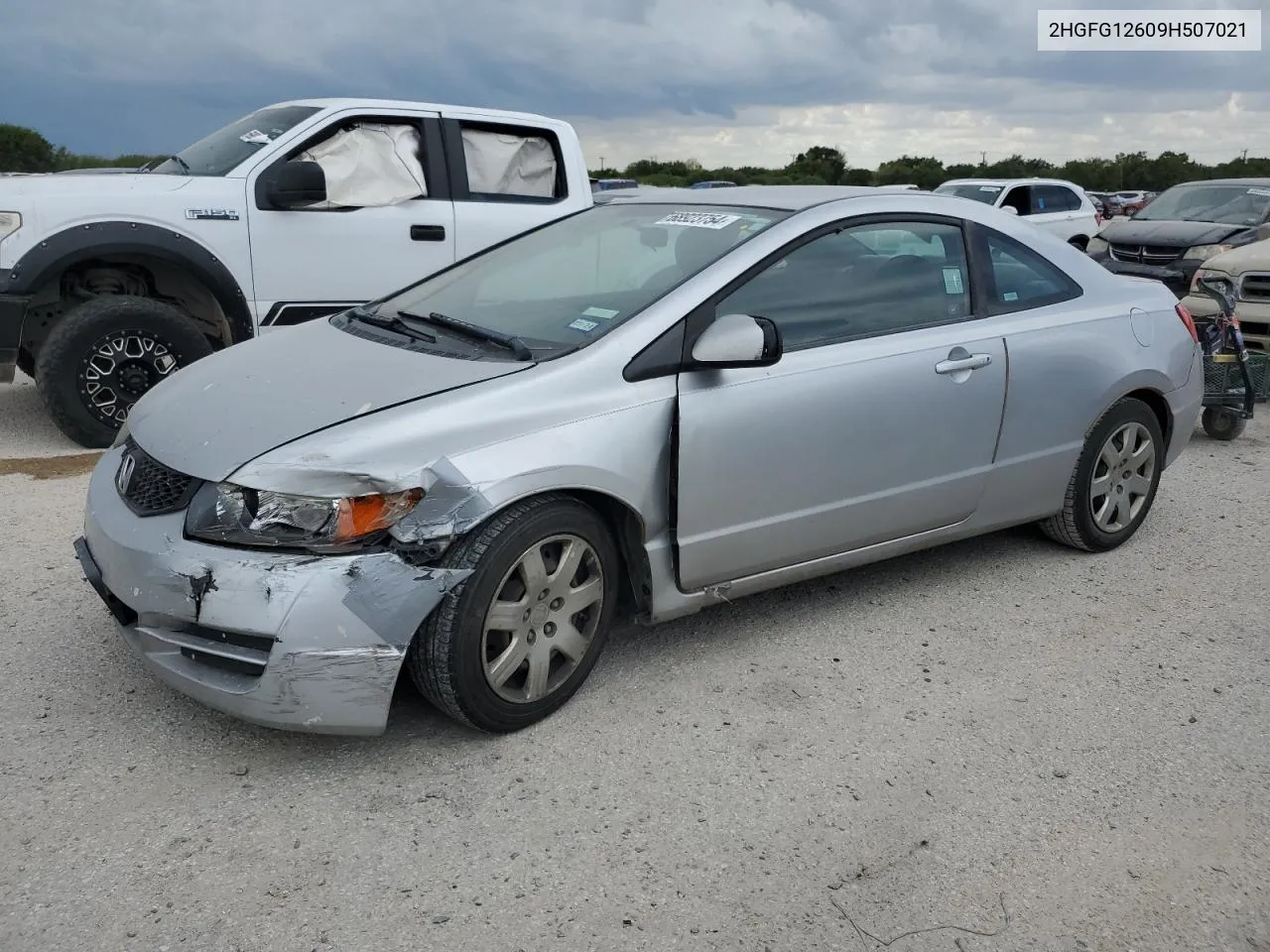 2009 Honda Civic Lx VIN: 2HGFG12609H507021 Lot: 68923754