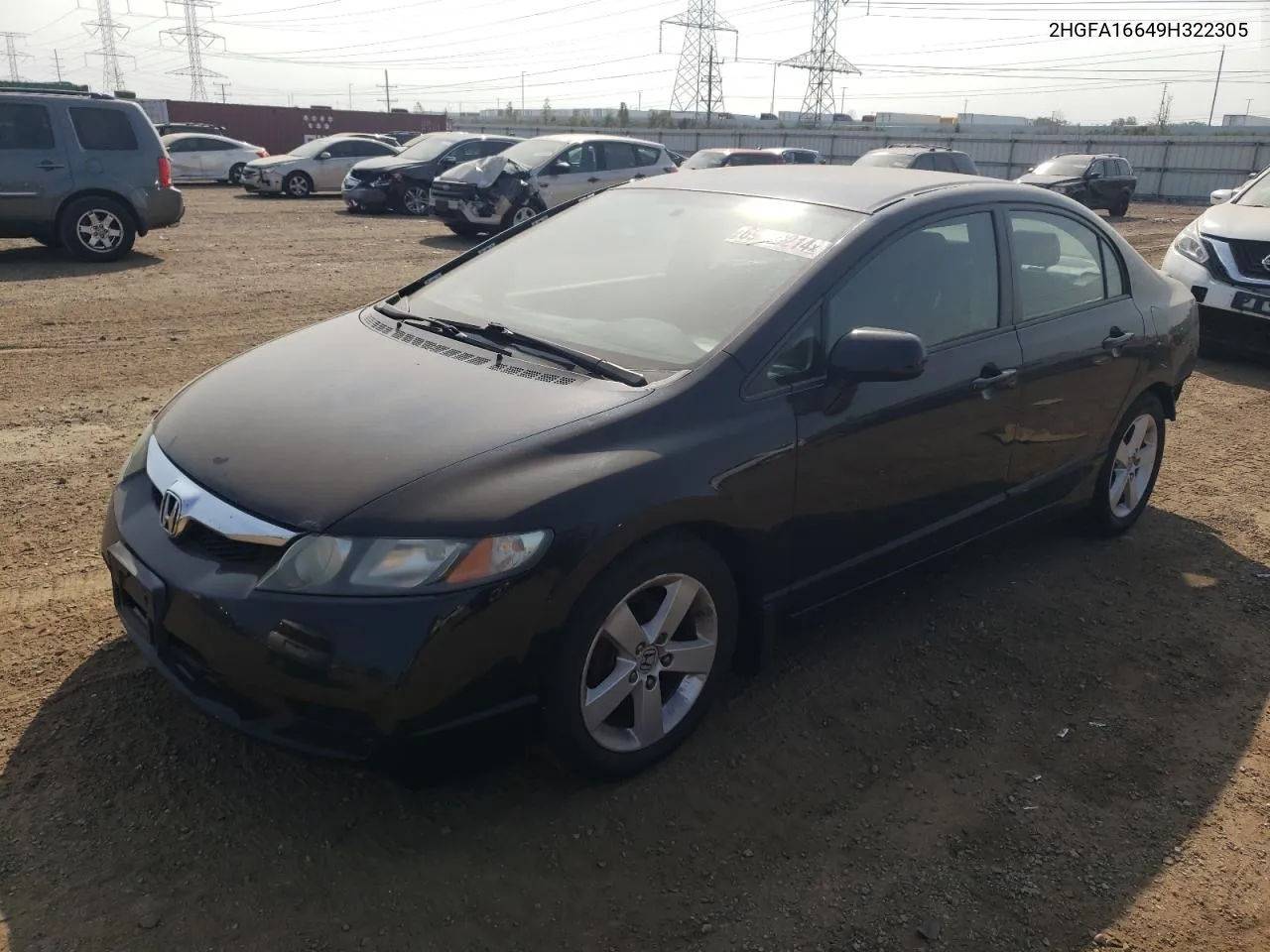 2HGFA16649H322305 2009 Honda Civic Lx-S