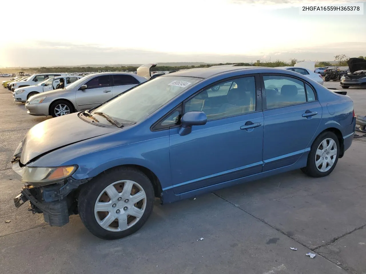 2HGFA16559H365378 2009 Honda Civic Lx