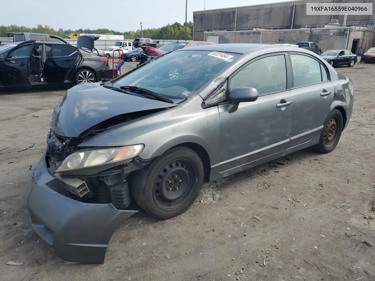 2009 Honda Civic Lx VIN: 19XFA16559E040966 Lot: 69201464