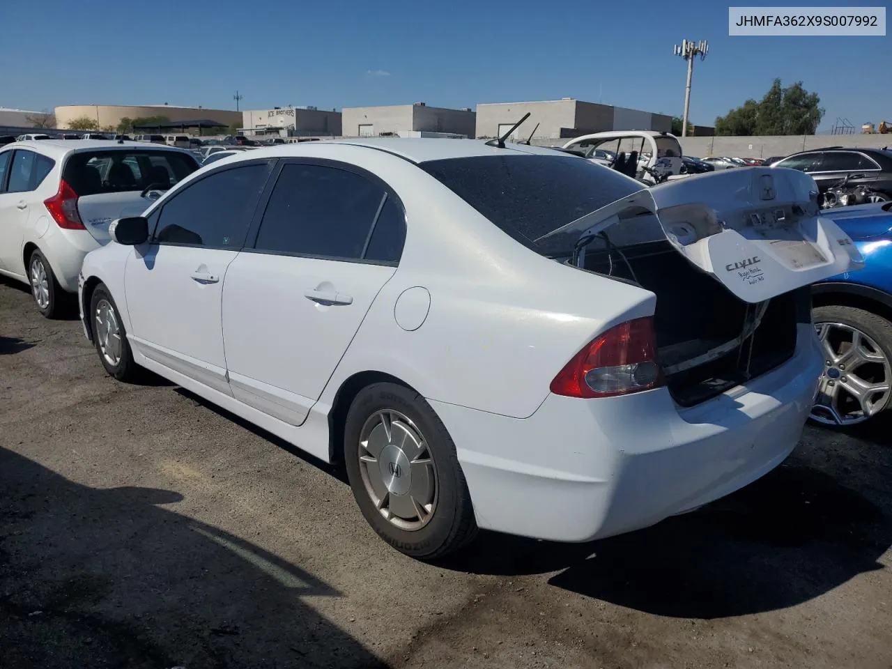 2009 Honda Civic Hybrid VIN: JHMFA362X9S007992 Lot: 69469004