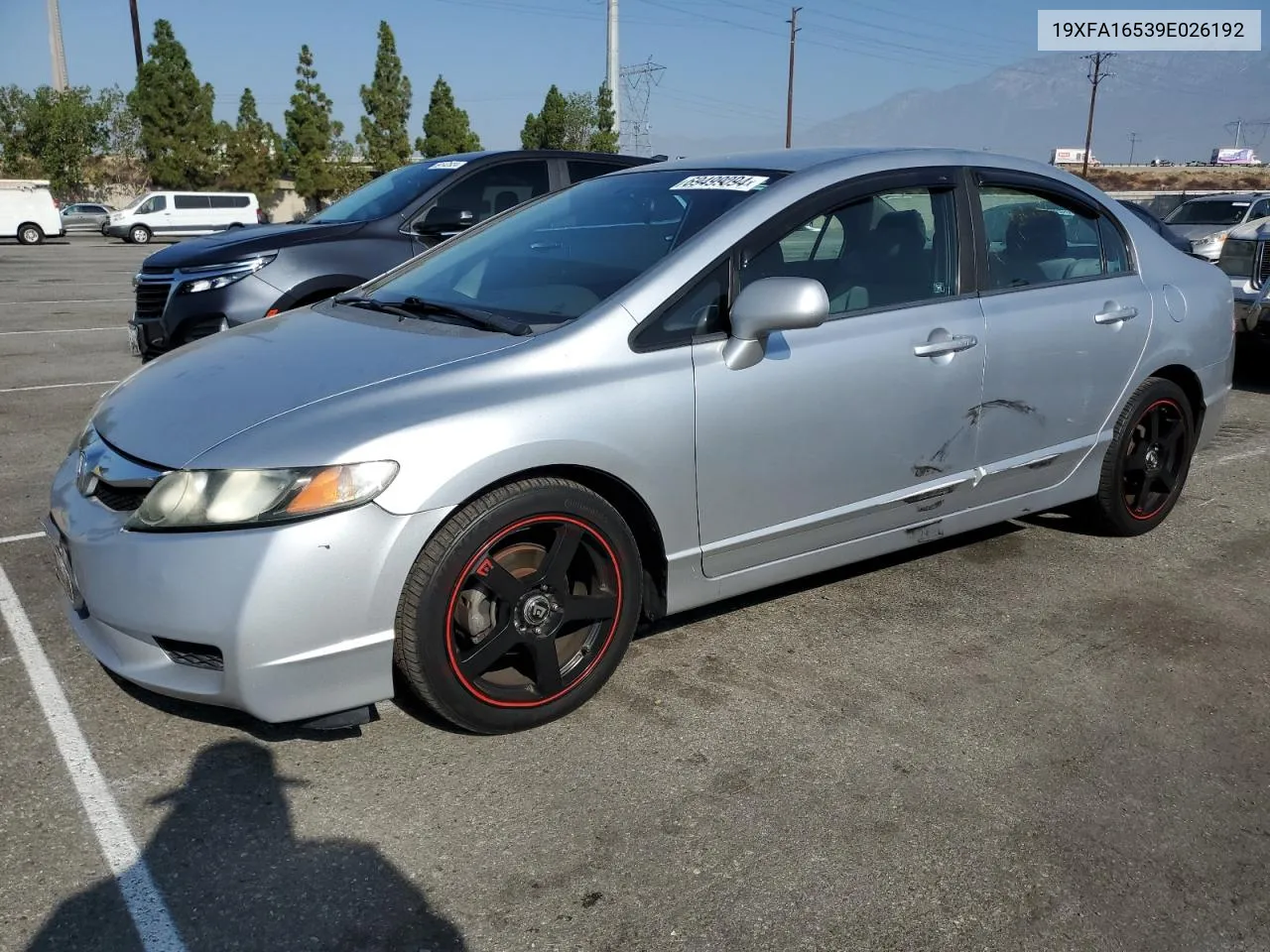 19XFA16539E026192 2009 Honda Civic Lx