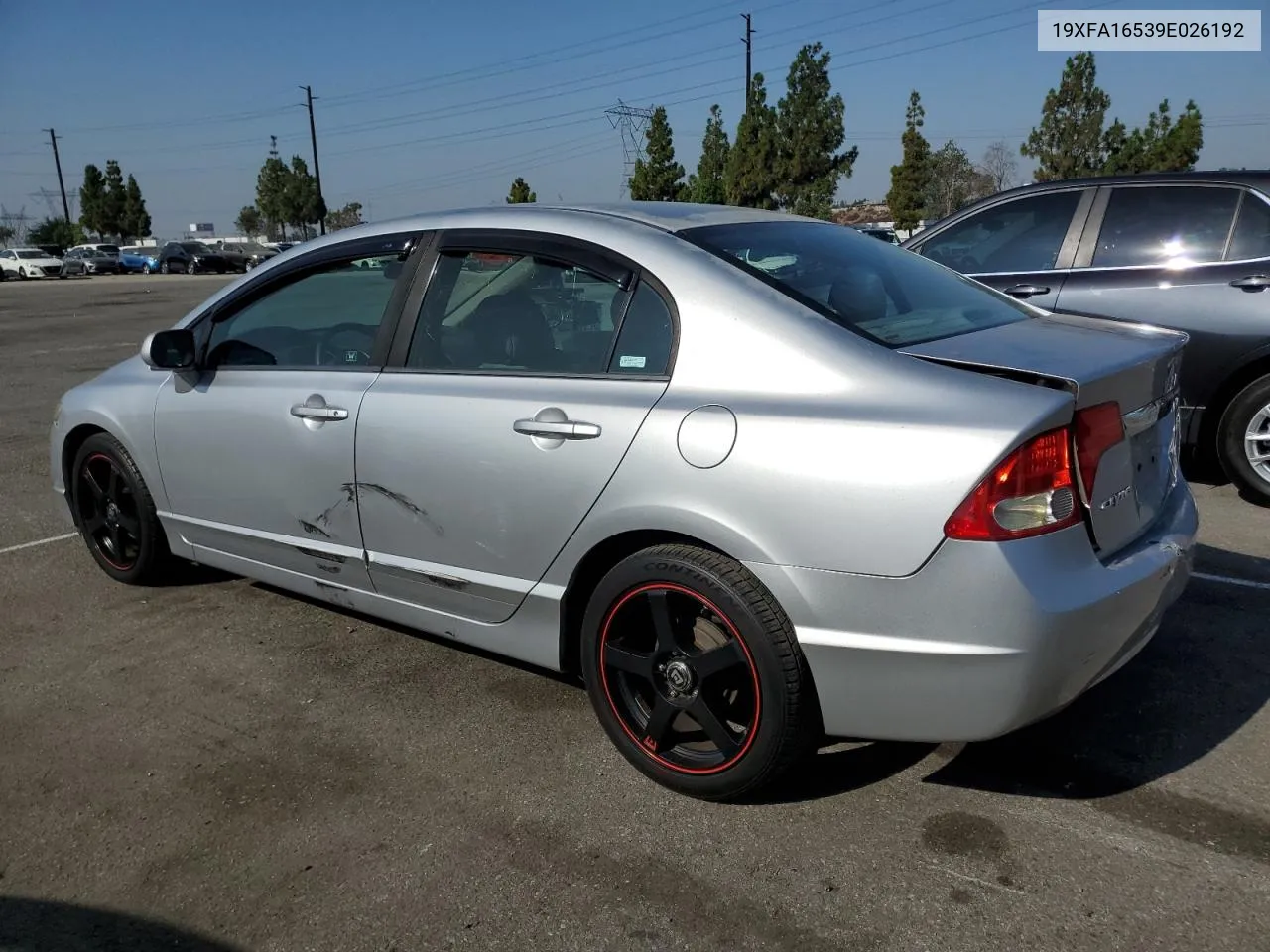 2009 Honda Civic Lx VIN: 19XFA16539E026192 Lot: 69499094