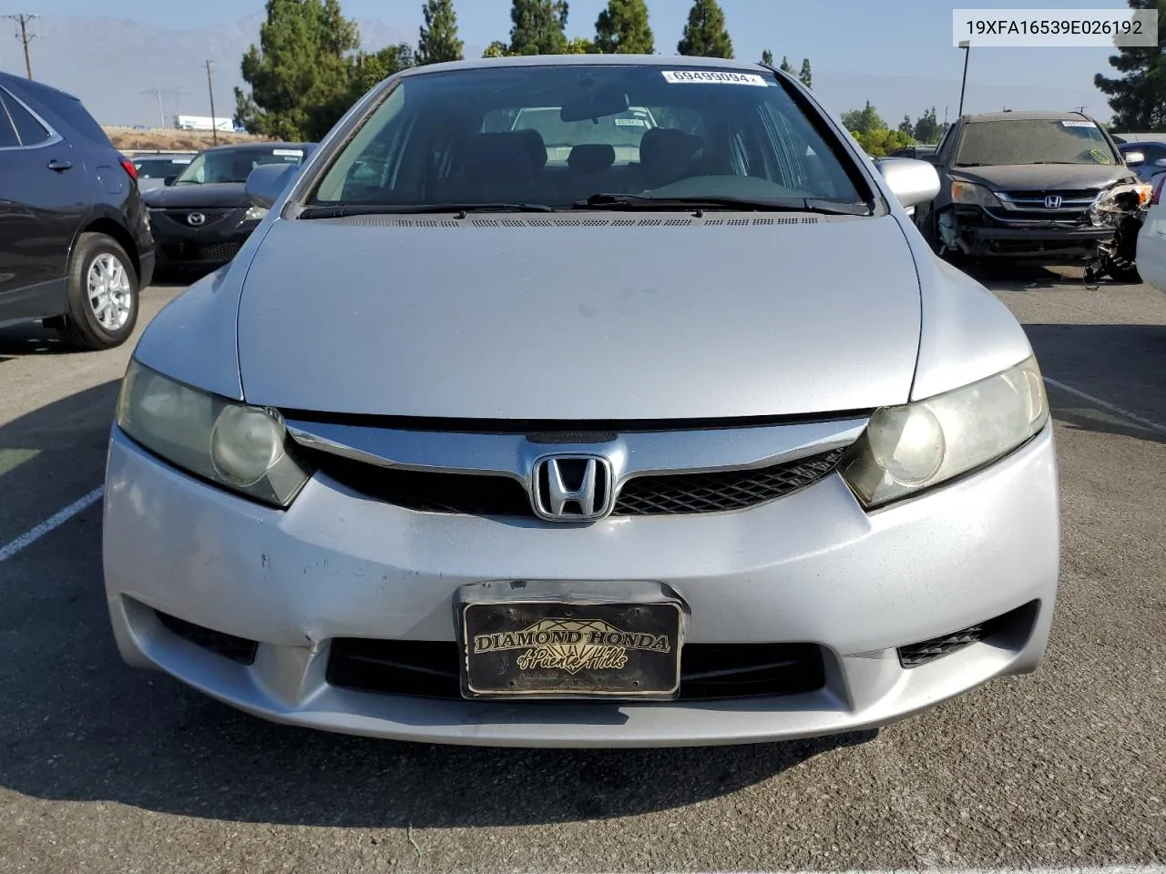 19XFA16539E026192 2009 Honda Civic Lx