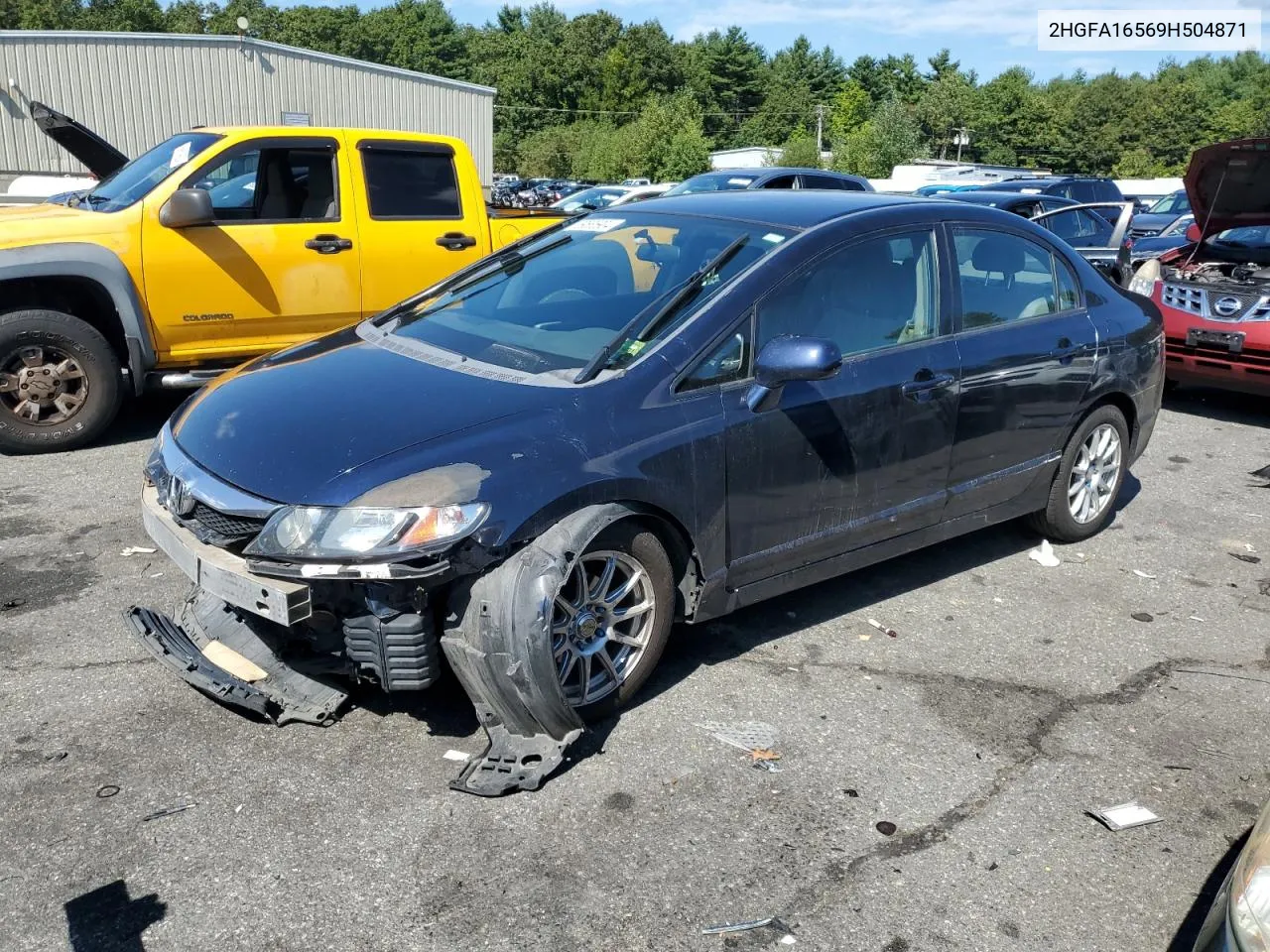 2009 Honda Civic Lx VIN: 2HGFA16569H504871 Lot: 69565904