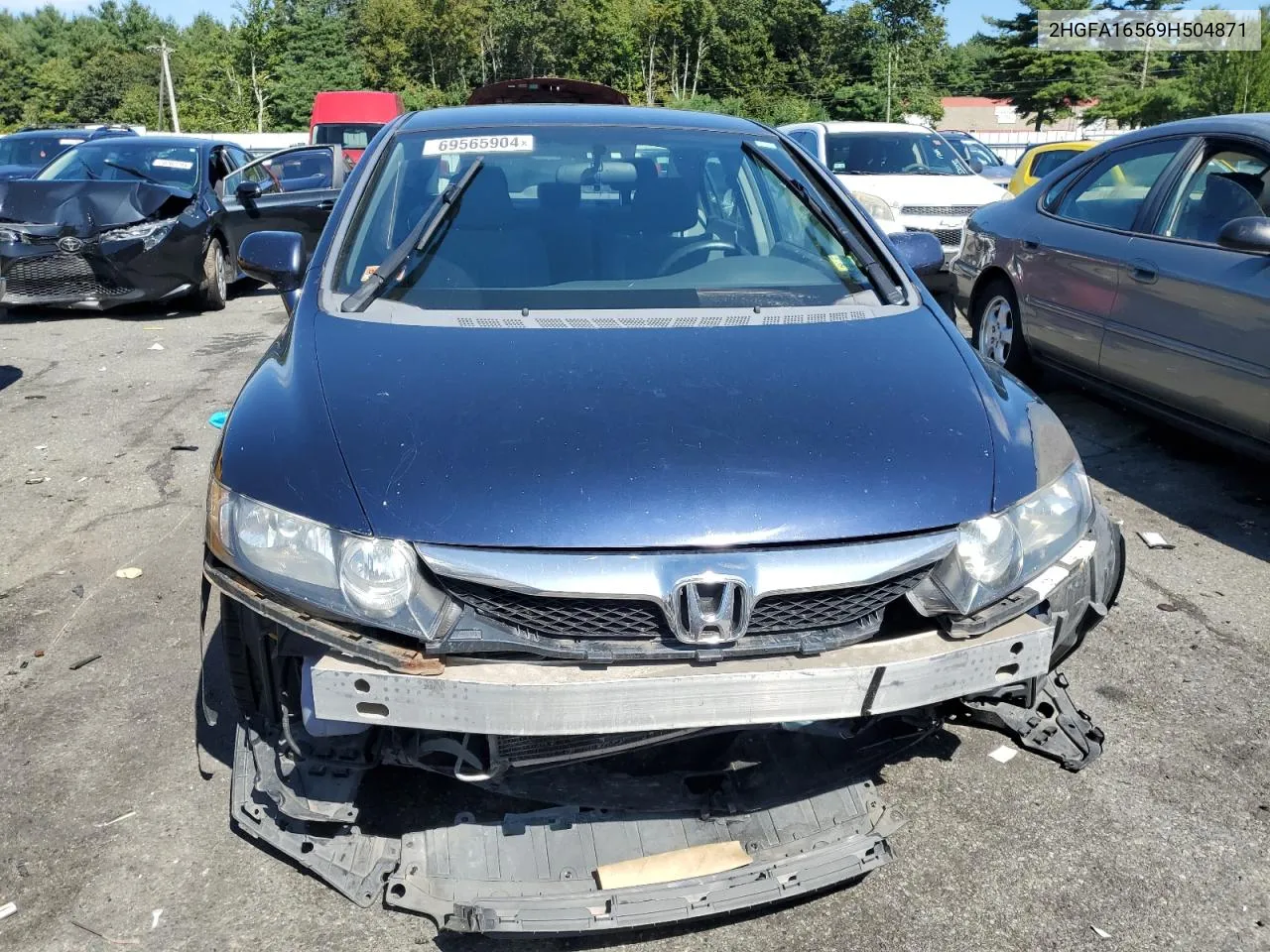 2HGFA16569H504871 2009 Honda Civic Lx