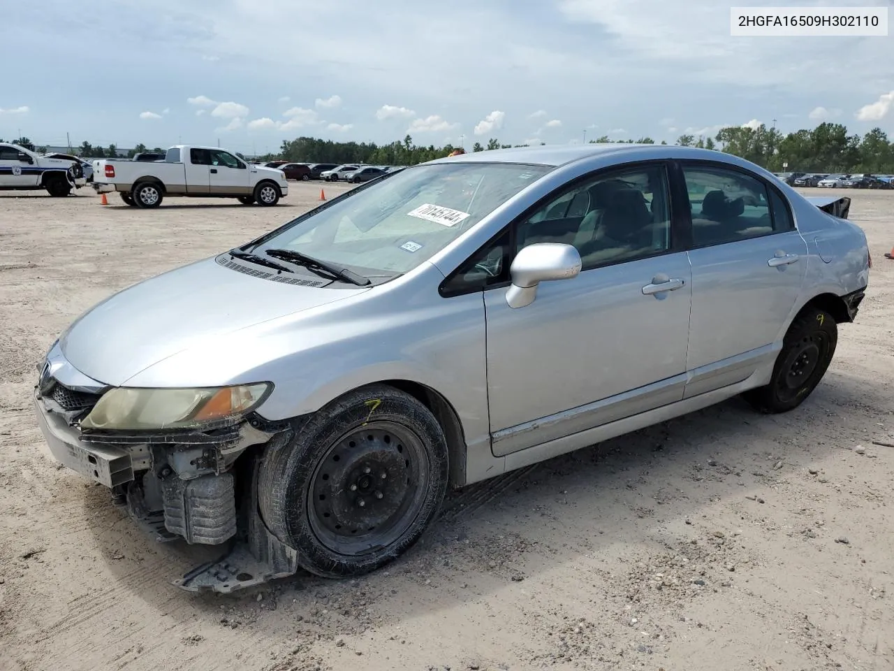 2009 Honda Civic Lx VIN: 2HGFA16509H302110 Lot: 70145744