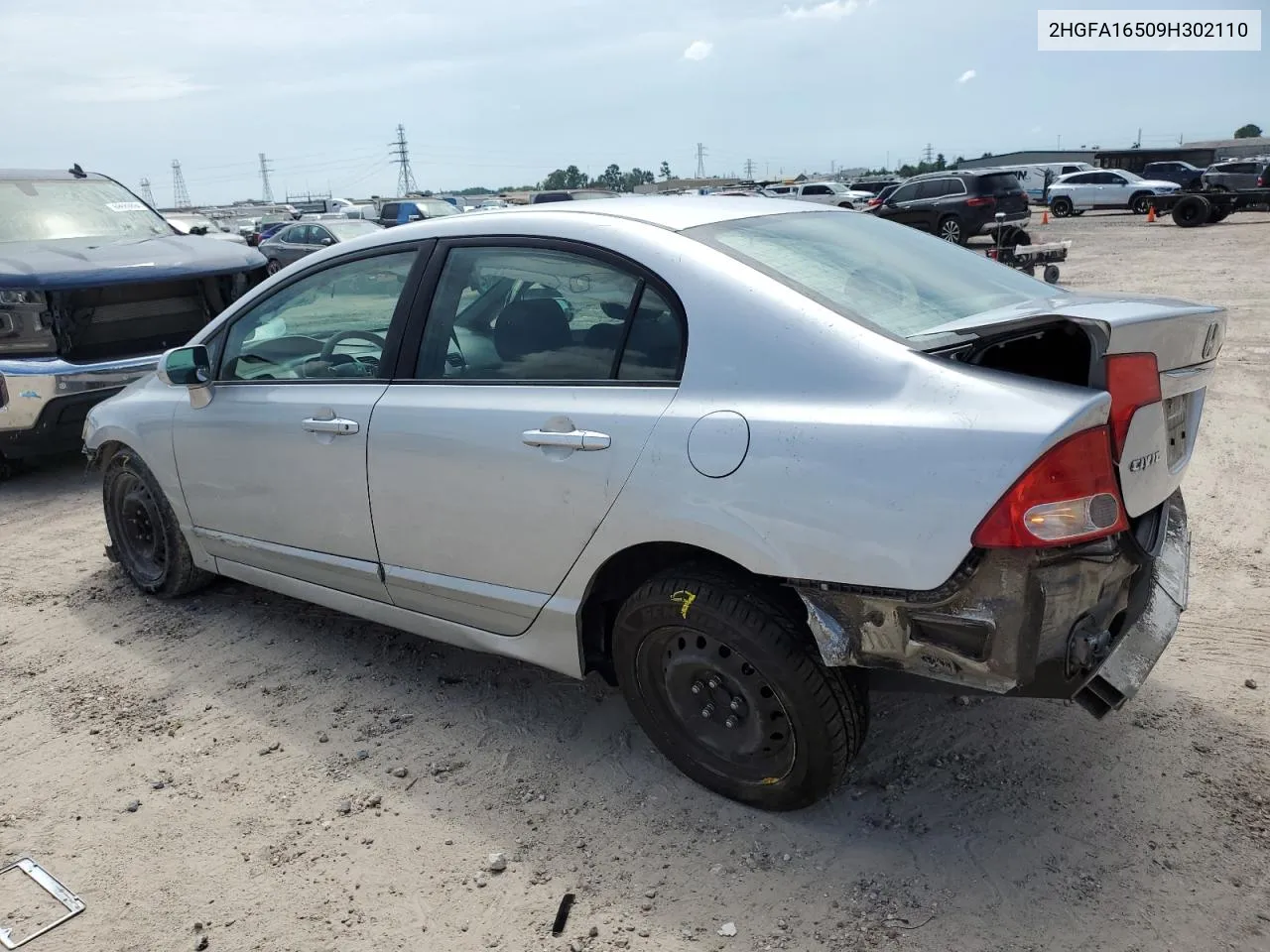 2009 Honda Civic Lx VIN: 2HGFA16509H302110 Lot: 70145744