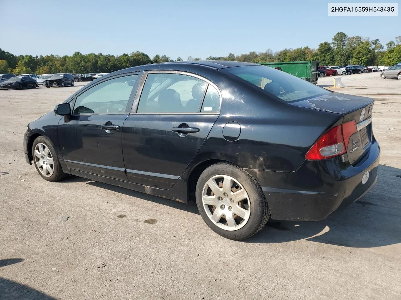 2009 Honda Civic Lx VIN: 2HGFA16559H543435 Lot: 70236654