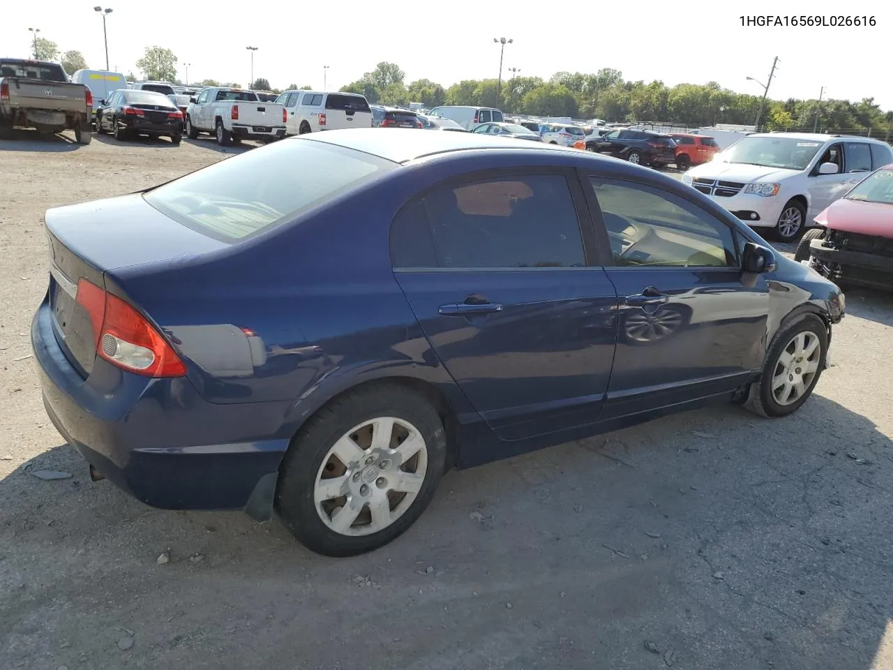 2009 Honda Civic Lx VIN: 1HGFA16569L026616 Lot: 70371174