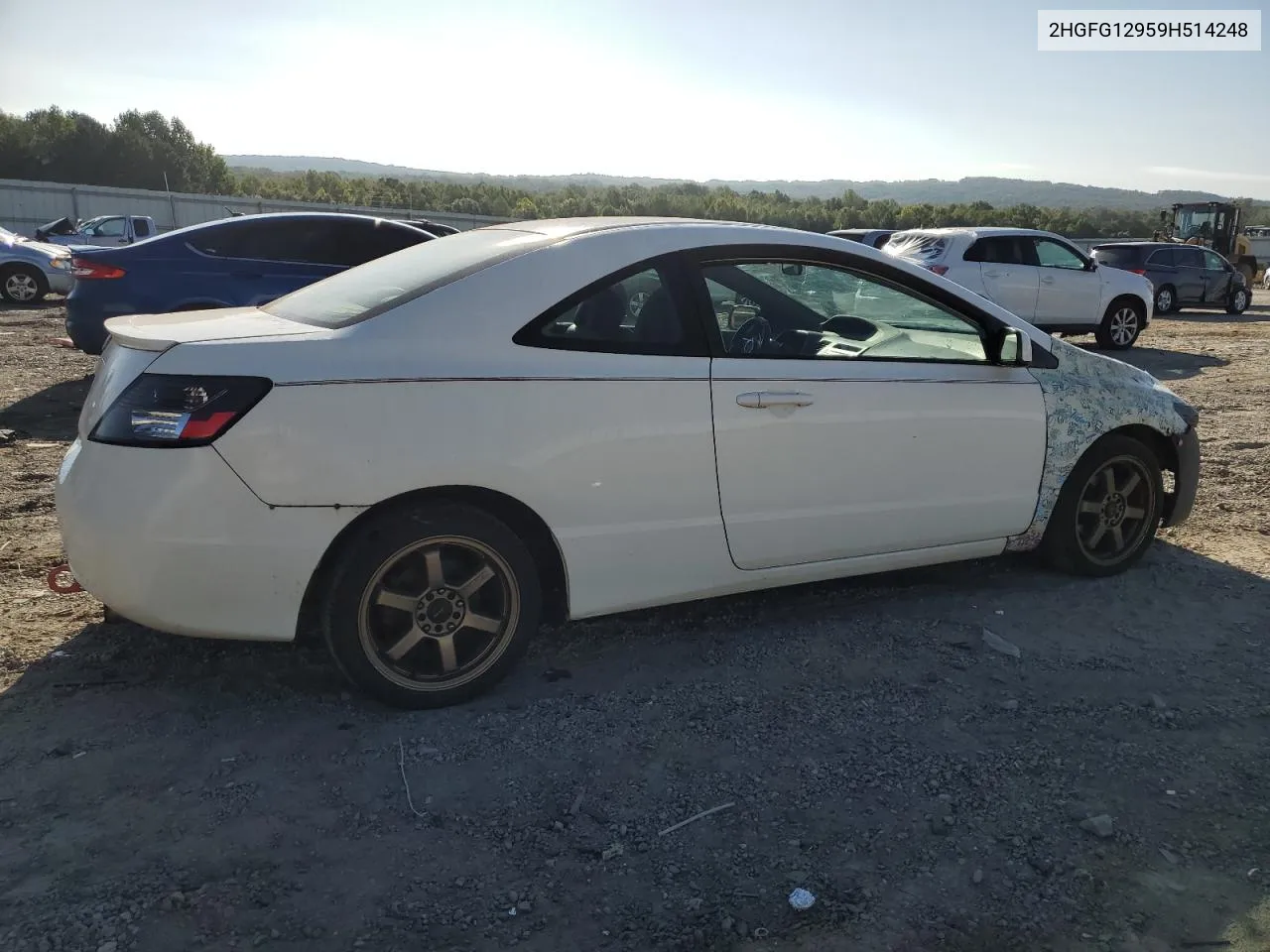 2HGFG12959H514248 2009 Honda Civic Exl