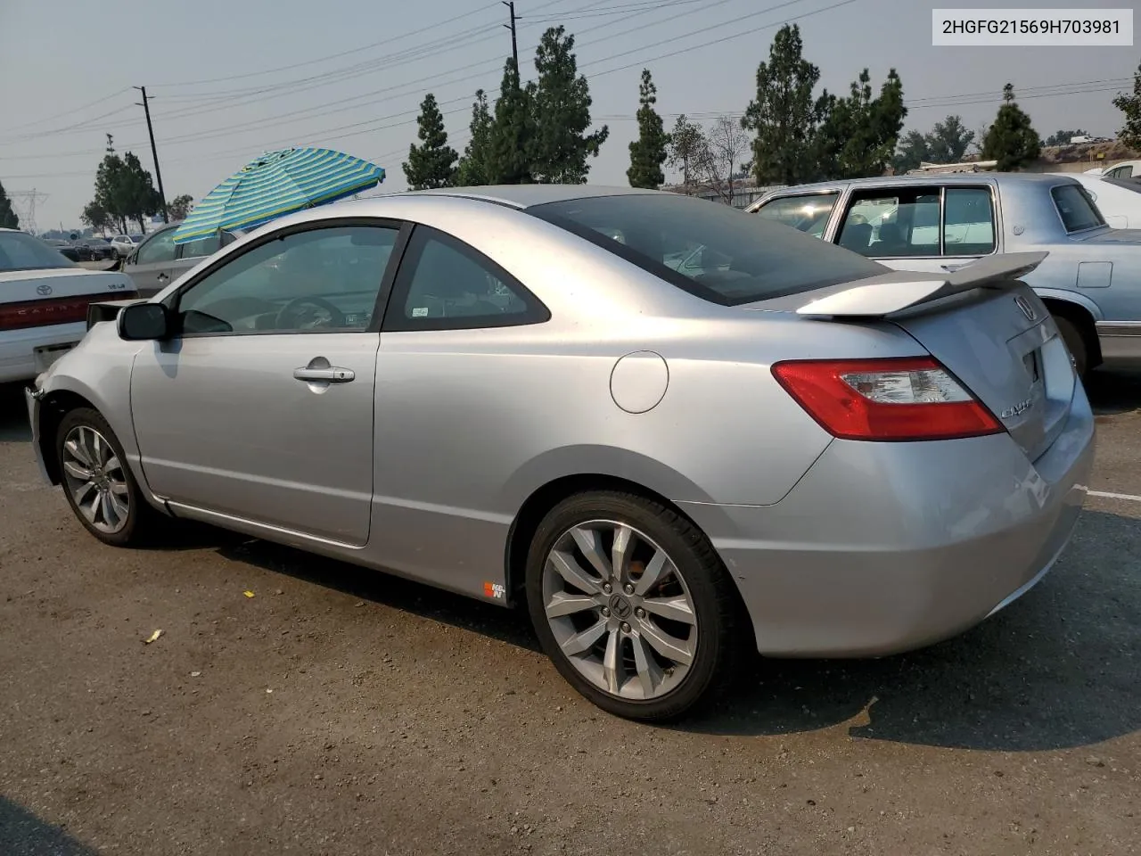 2HGFG21569H703981 2009 Honda Civic Si