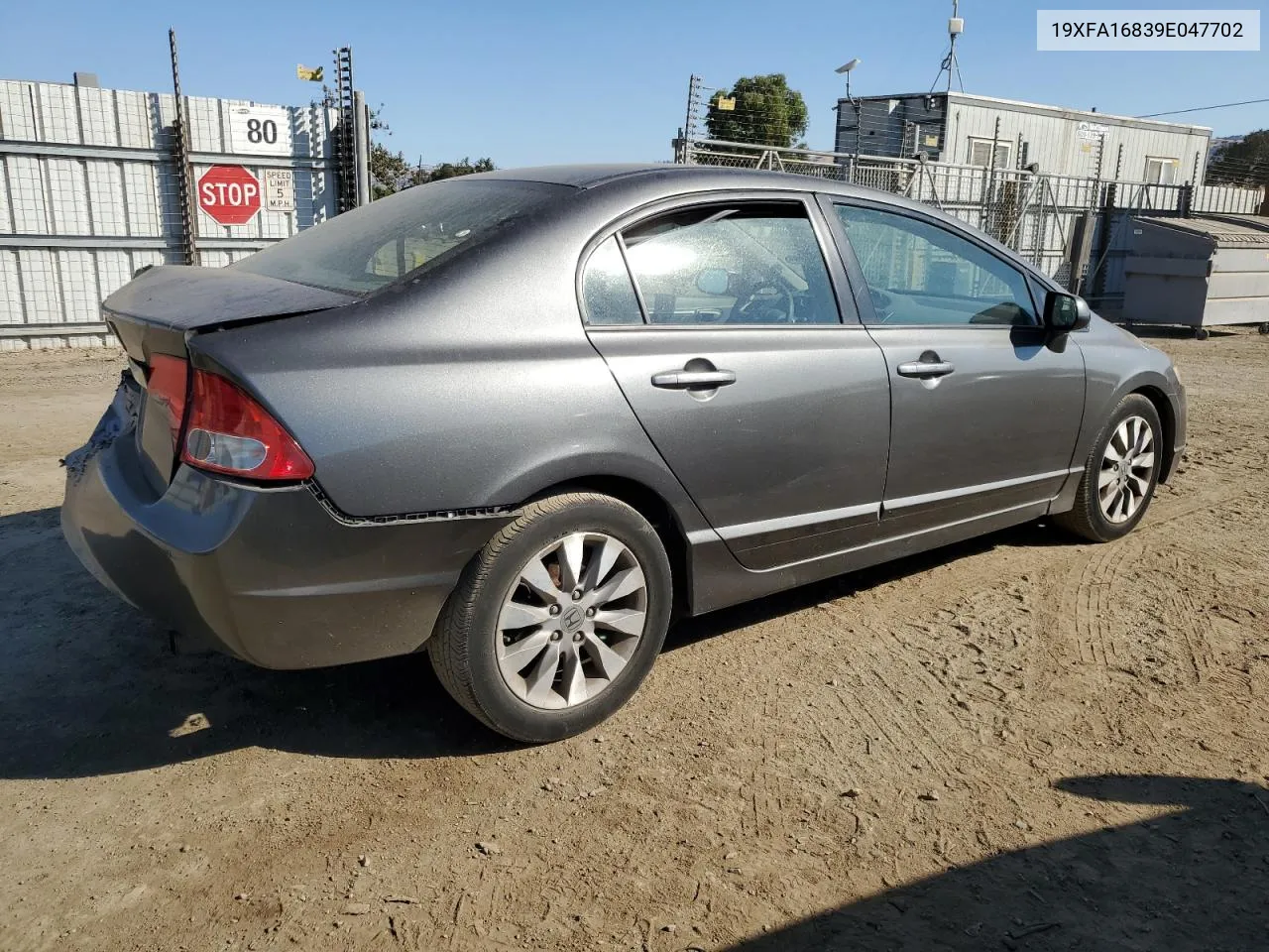 2009 Honda Civic Ex VIN: 19XFA16839E047702 Lot: 70679684