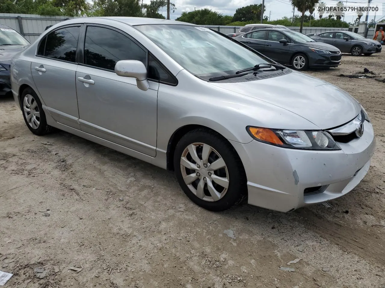 2009 Honda Civic Lx VIN: 2HGFA16579H308700 Lot: 70846004