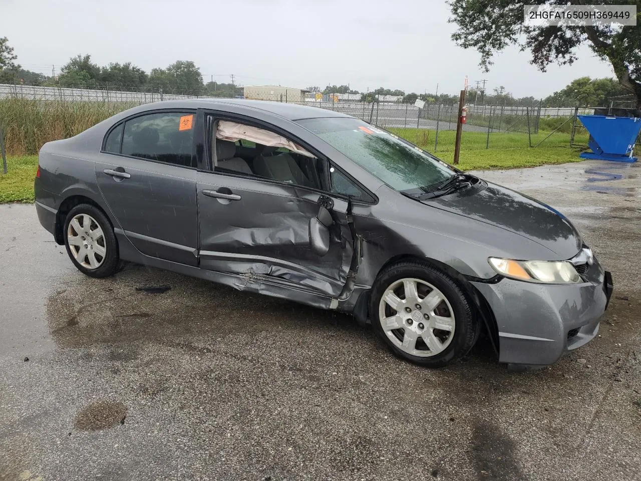 2009 Honda Civic Lx VIN: 2HGFA16509H369449 Lot: 70925154